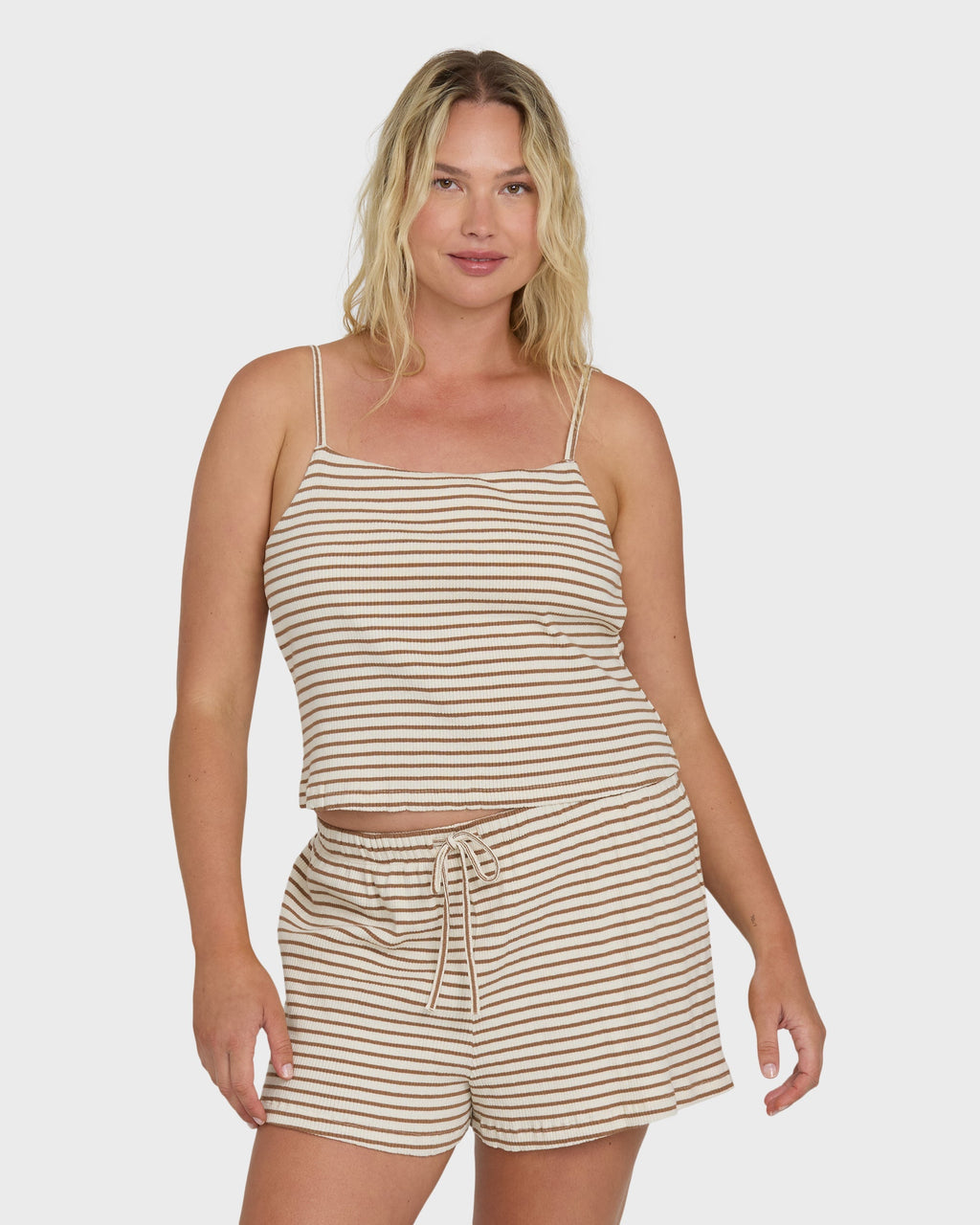 Billabong Easy Livin Tank Top - Brown Stone