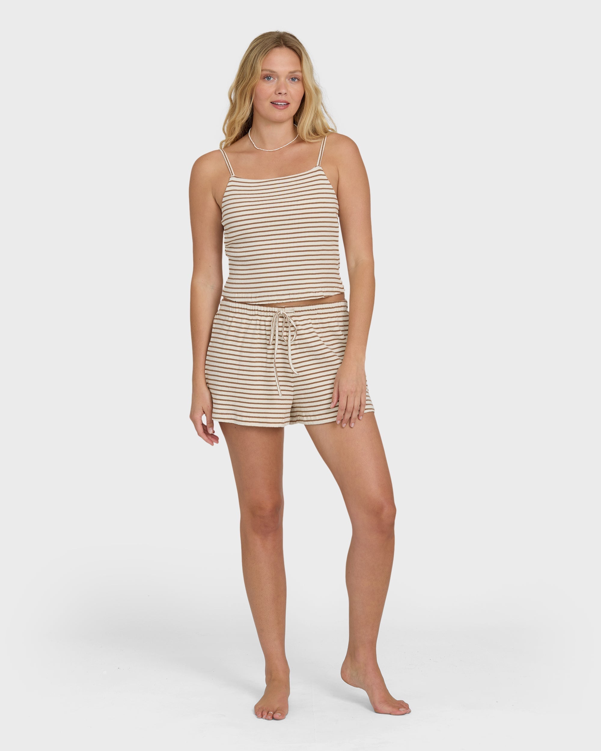 Billabong Easy Livin Tank Top - Brown Stone