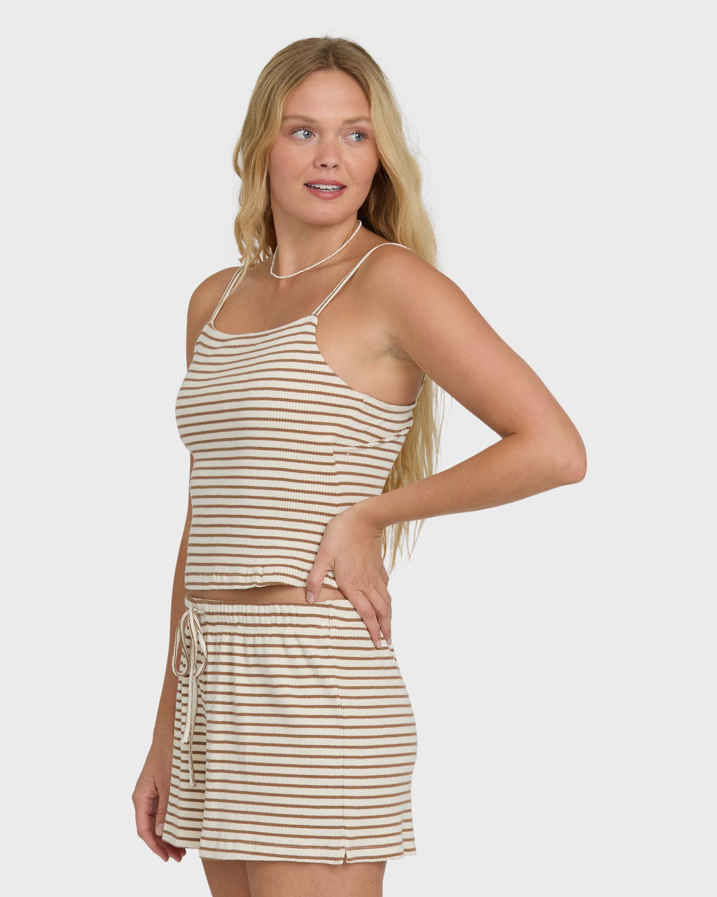 Billabong Easy Livin Tank Top - Brown Stone