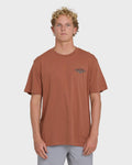Billabong A/Div Arch Premium Short Sleeve Knit T-Shirt - Cedar Wood