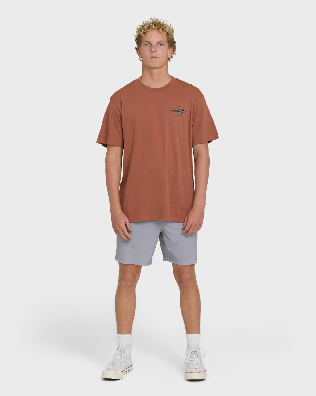 Billabong A/Div Arch Premium Short Sleeve Knit T-Shirt - Cedar Wood