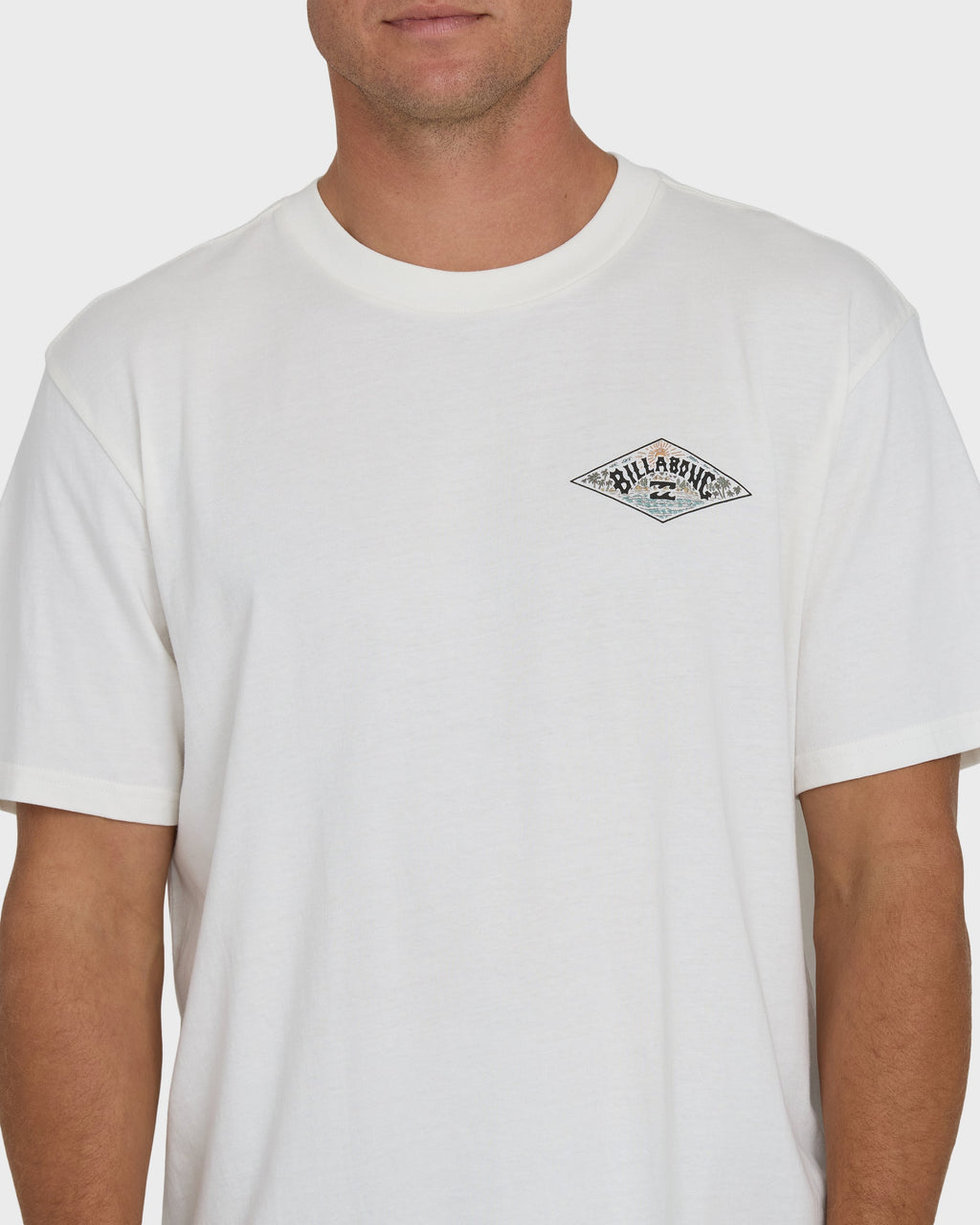 Billabong A/Div Arch Premium Short Sleeve Knit T-Shirt - Off White