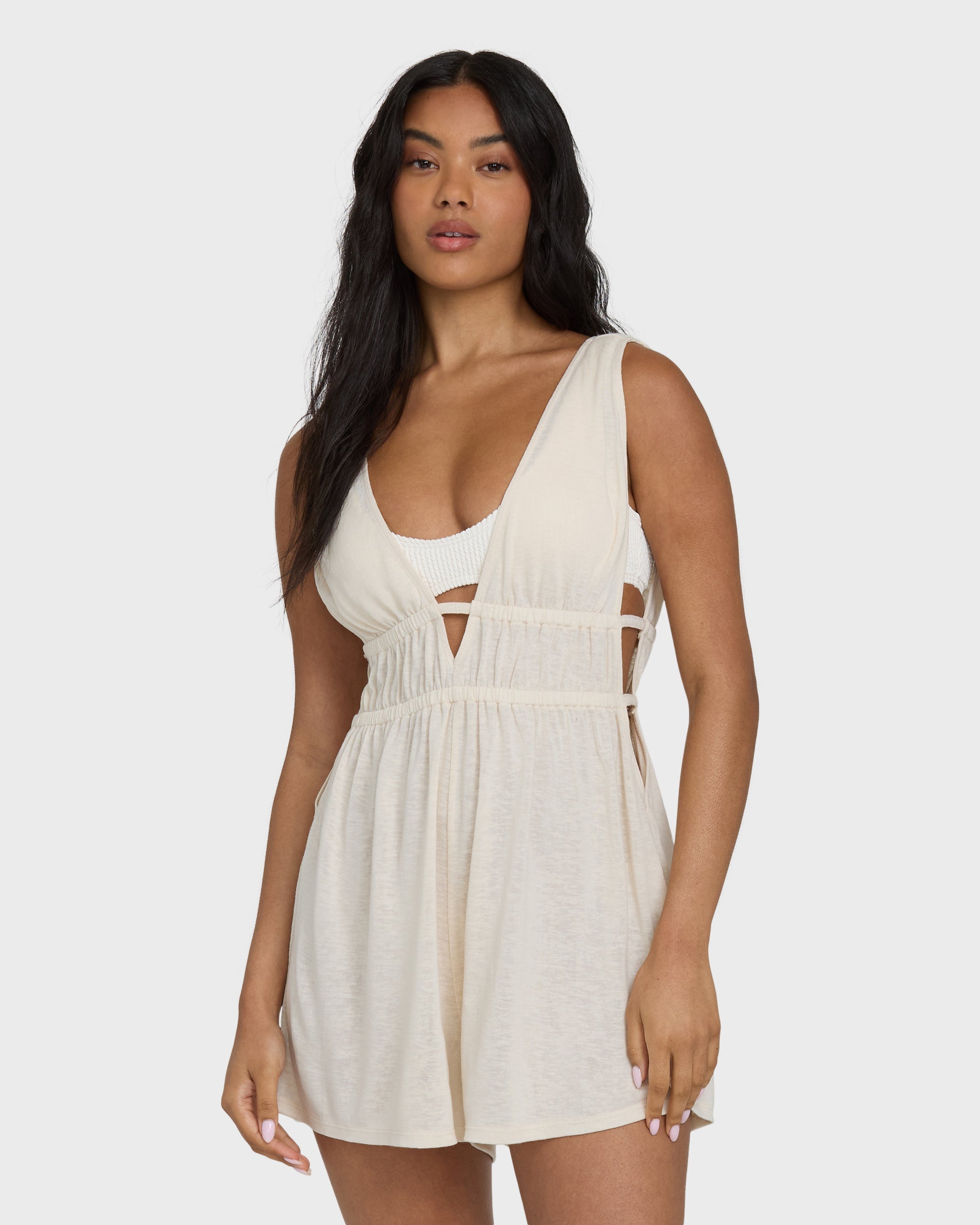 Billabong Golden Sun Romper - White Cap