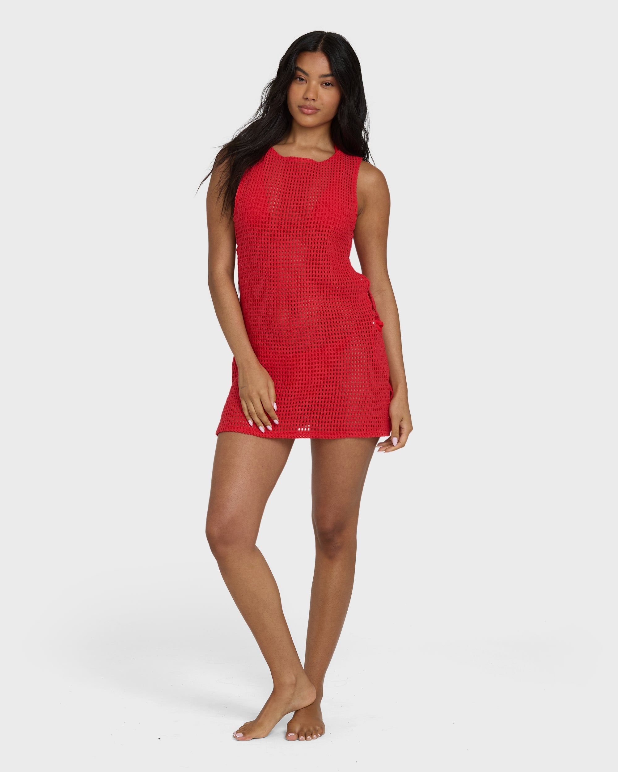 Billabong Rising Tides Cover-Up Dress - Fiesta Red