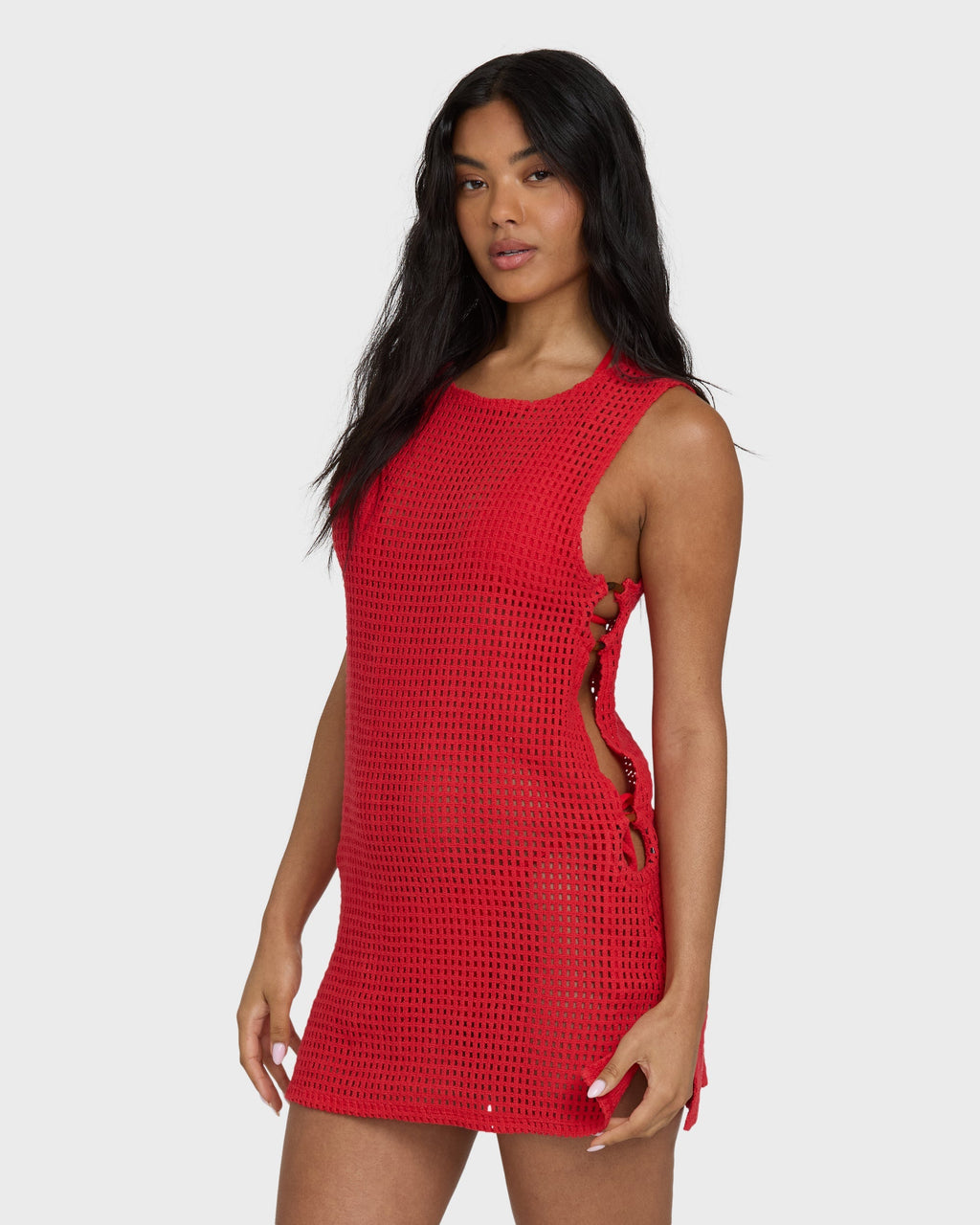 Billabong Rising Tides Cover-Up Dress - Fiesta Red