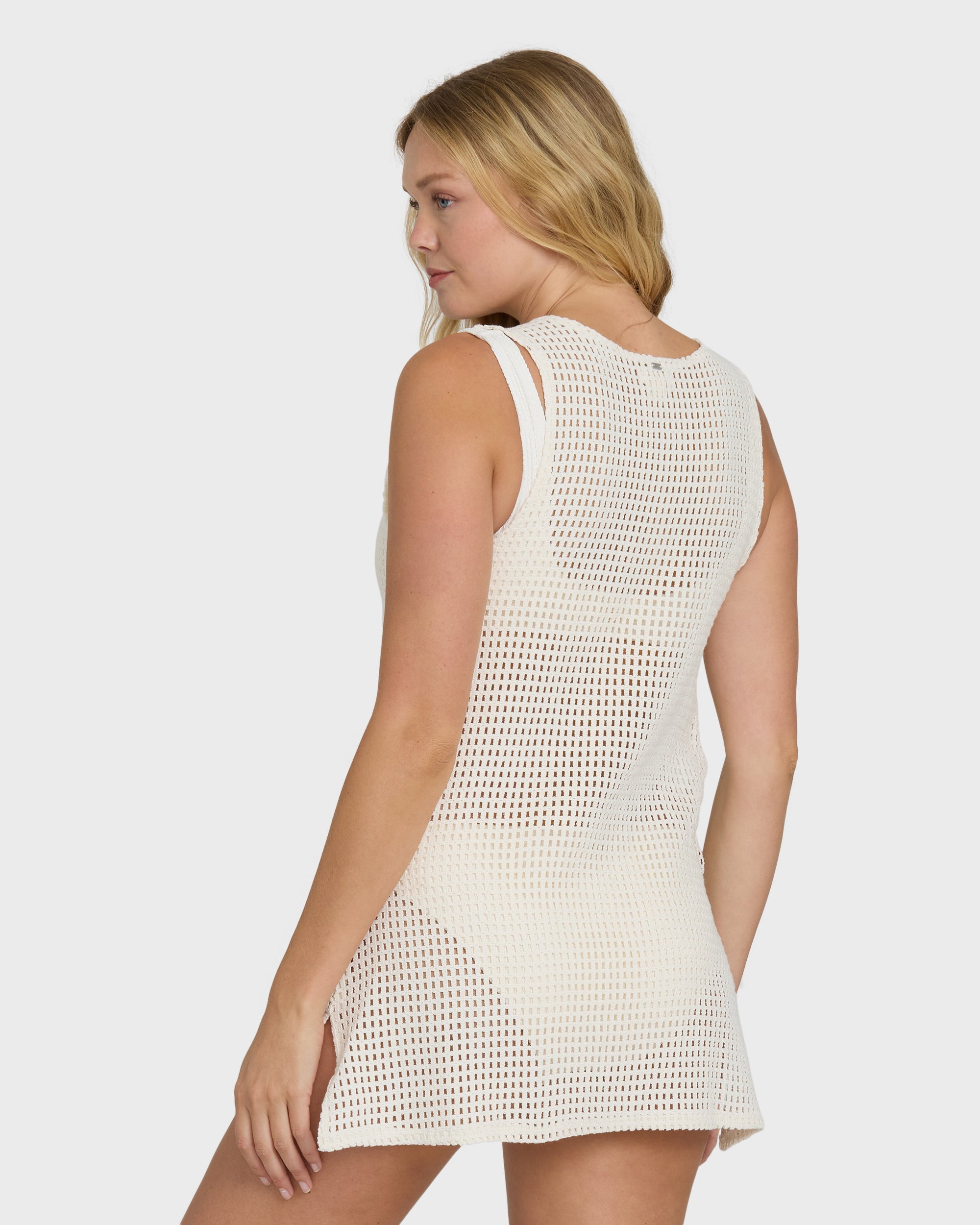Billabong Rising Tides Cover-Up Dress - White Cap