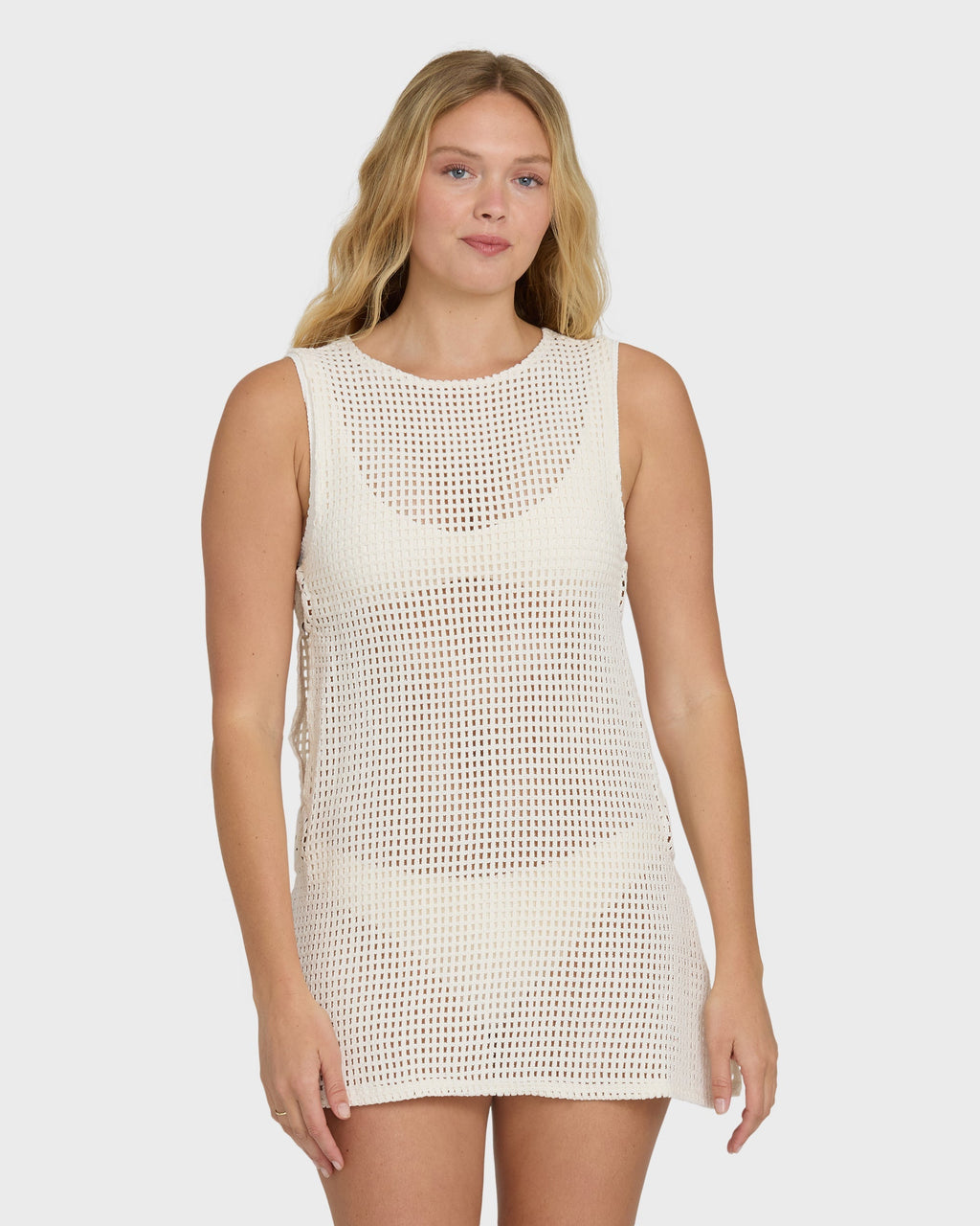 Billabong Rising Tides Cover-Up Dress - White Cap