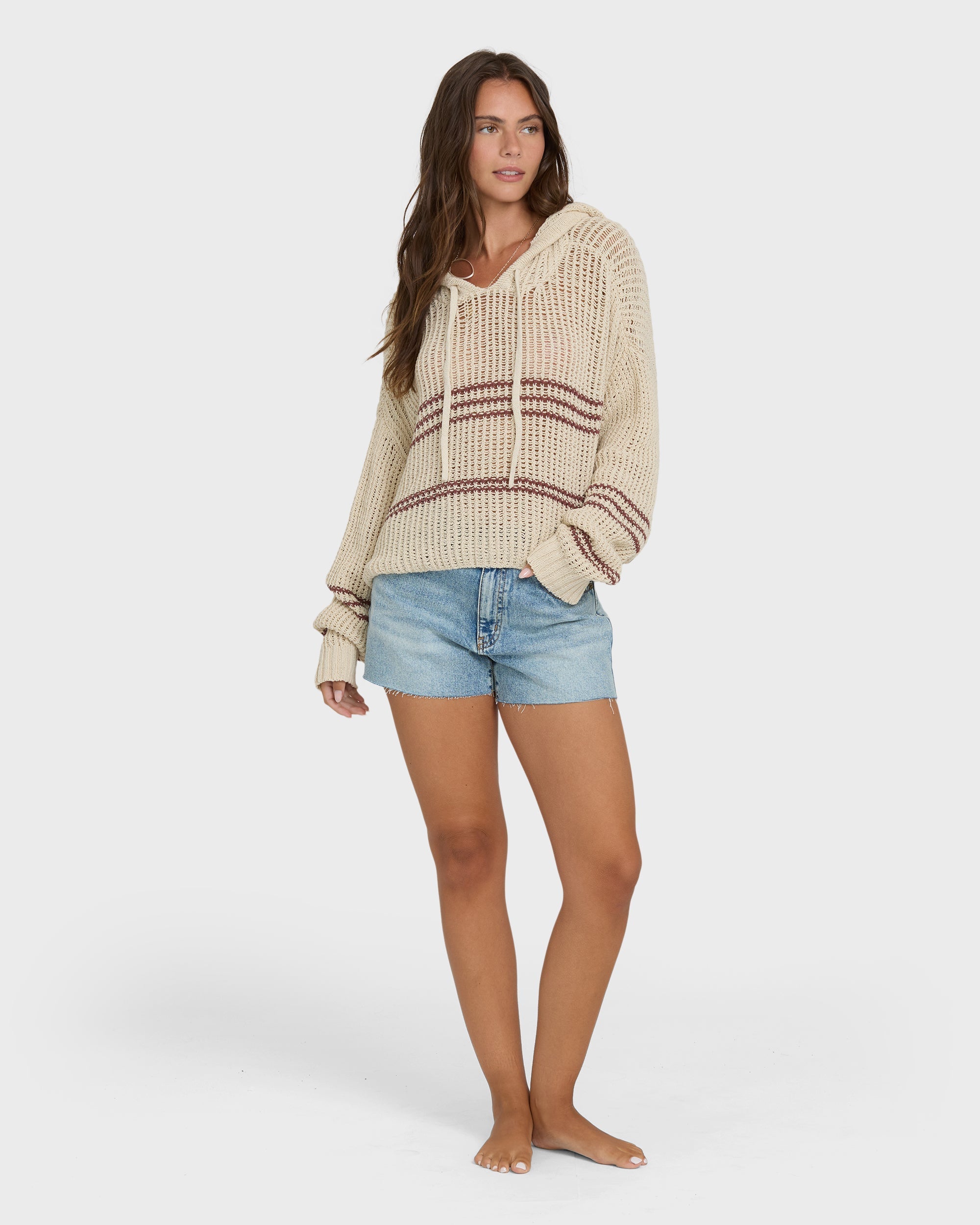 Billabong Dawn Pullover Hoodie - White Cap