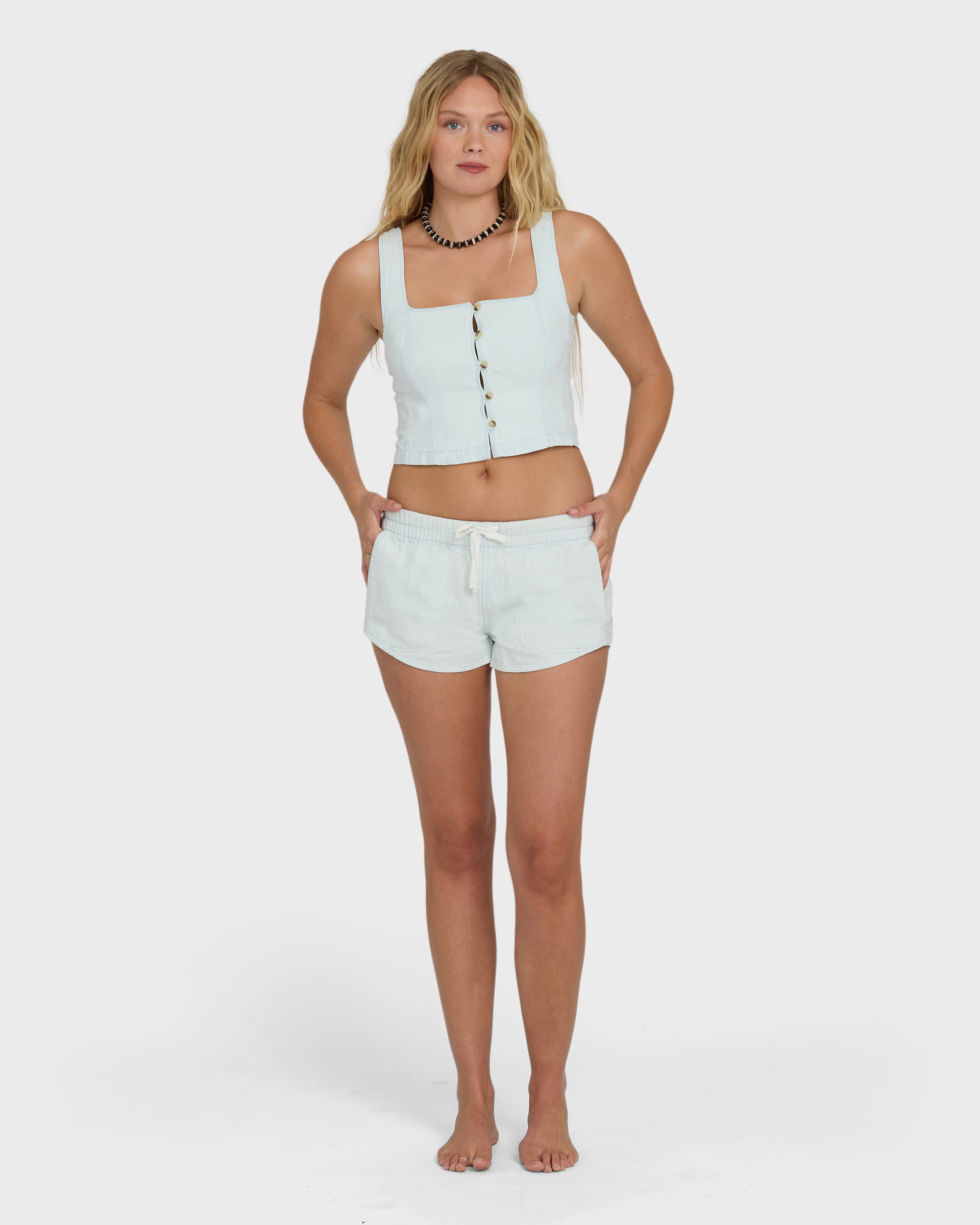 Billabong June Saltwashed Tank Top - Clearwater