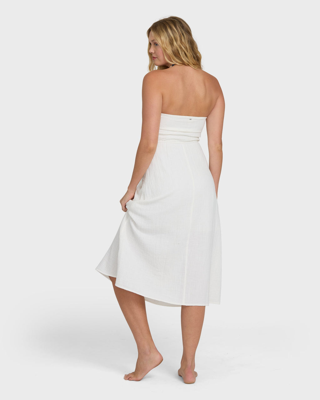 Billabong In The Sky Midi Dress - Salt Crystal