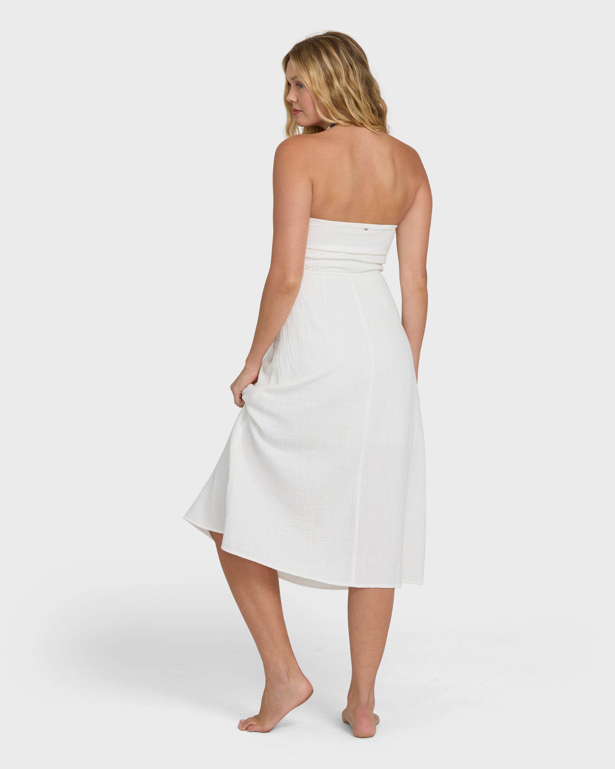 Billabong In The Sky Midi Dress - Salt Crystal