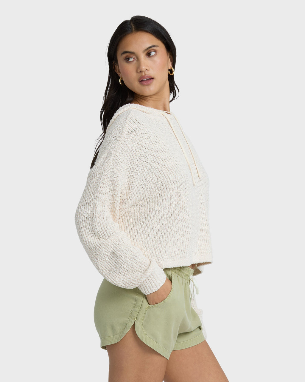 Billabong Road Trippin Elastic Waist Shorts - Avocado