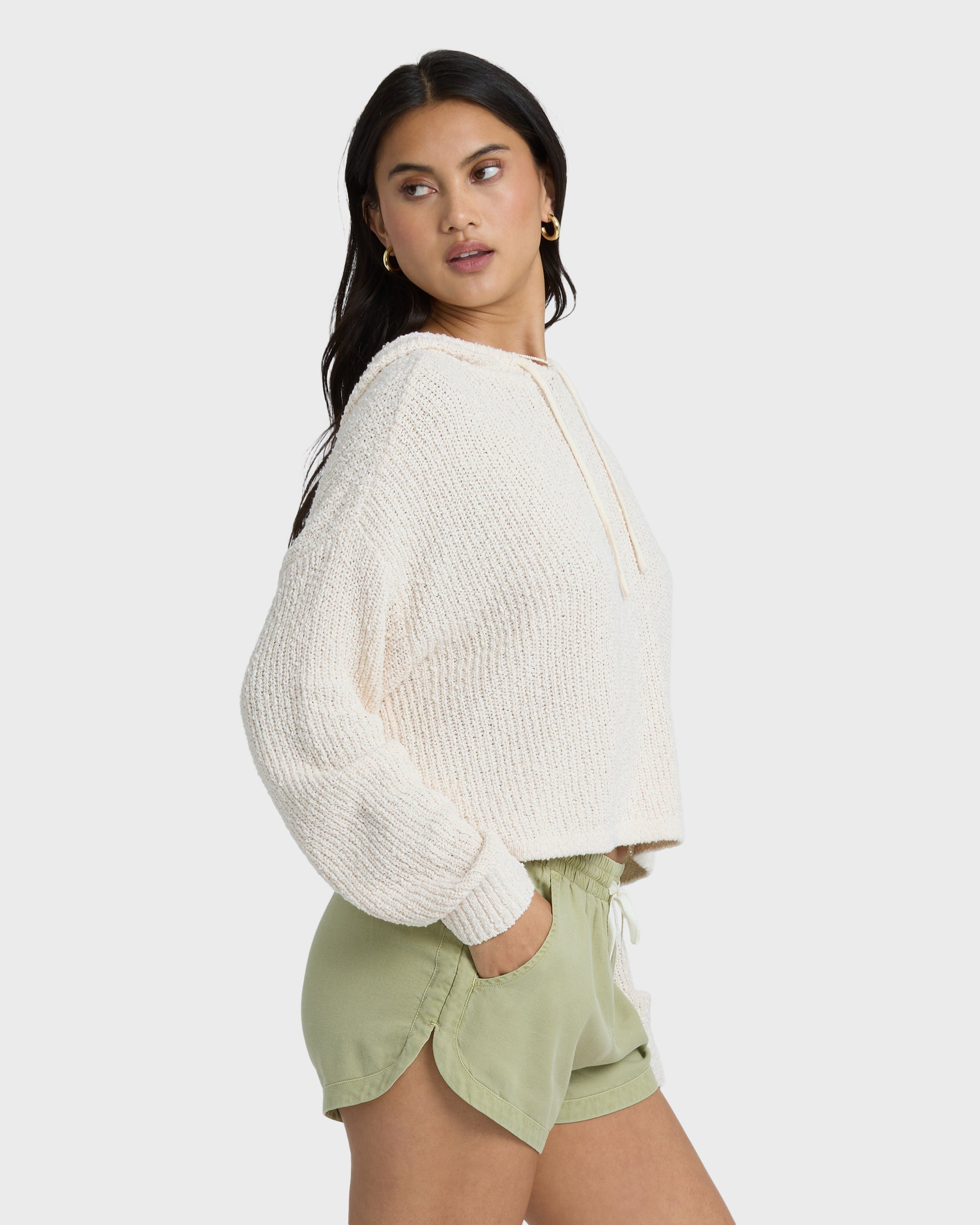 Billabong Road Trippin Elastic Waist Shorts - Avocado