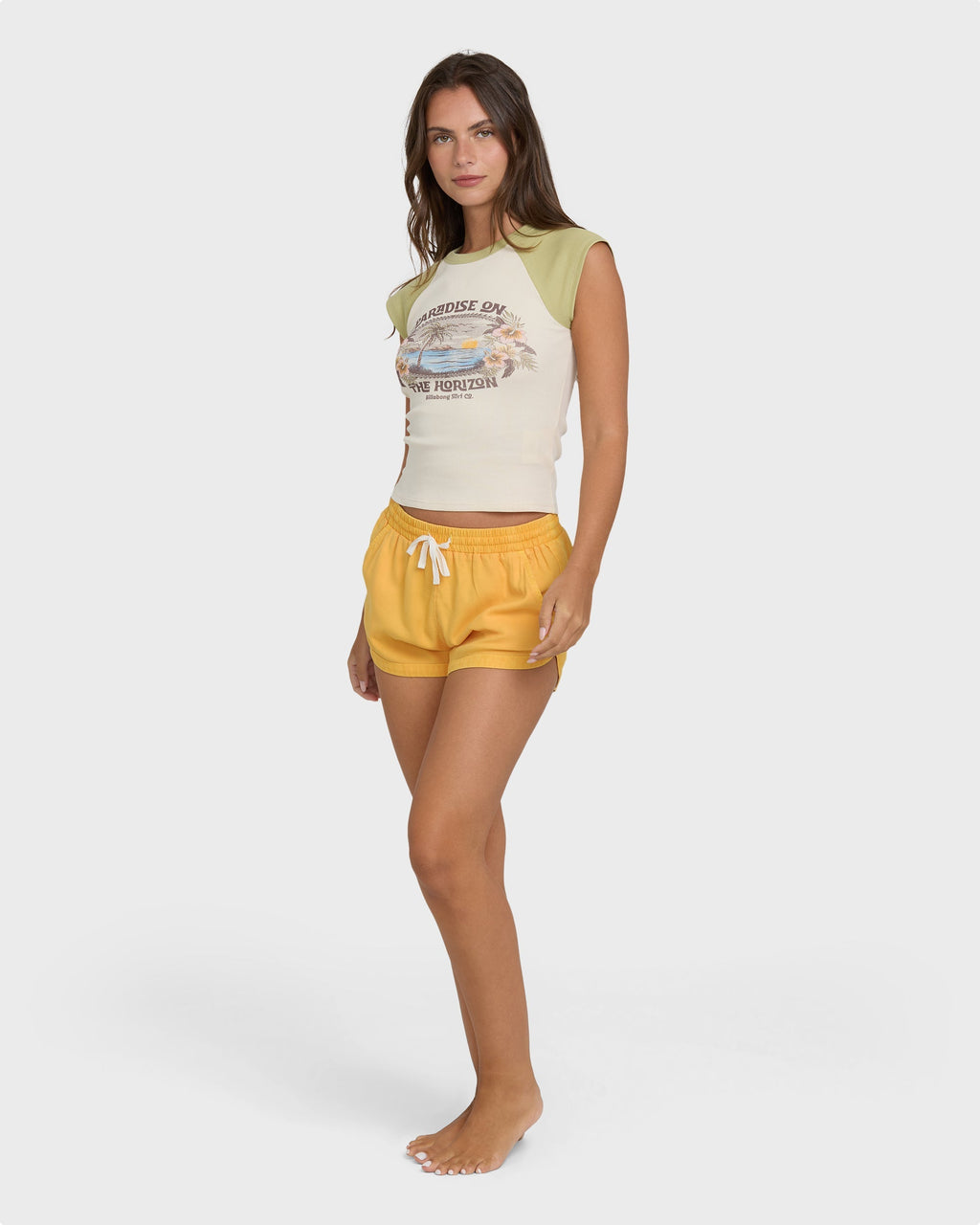 Billabong Road Trippin Elastic Waist Shorts - Sun Kissed