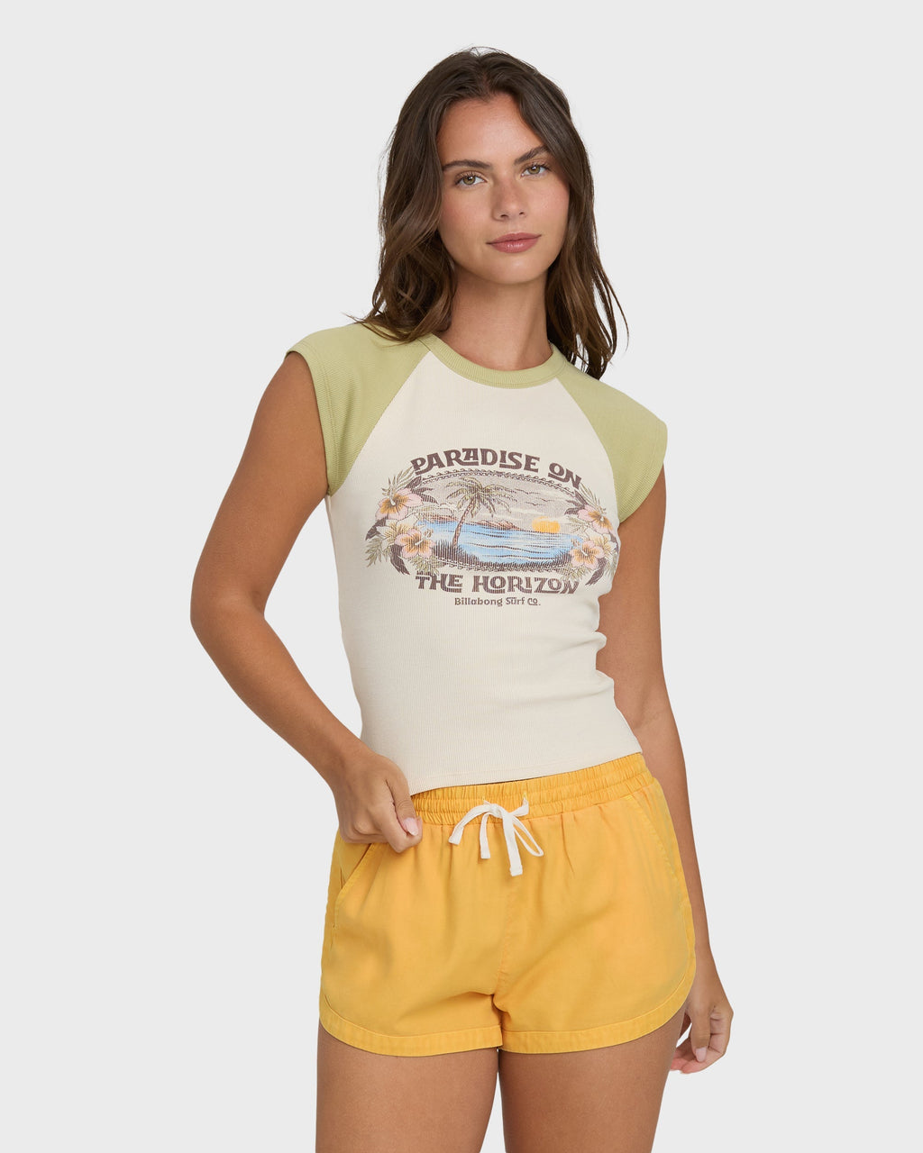 Billabong Road Trippin Elastic Waist Shorts - Sun Kissed