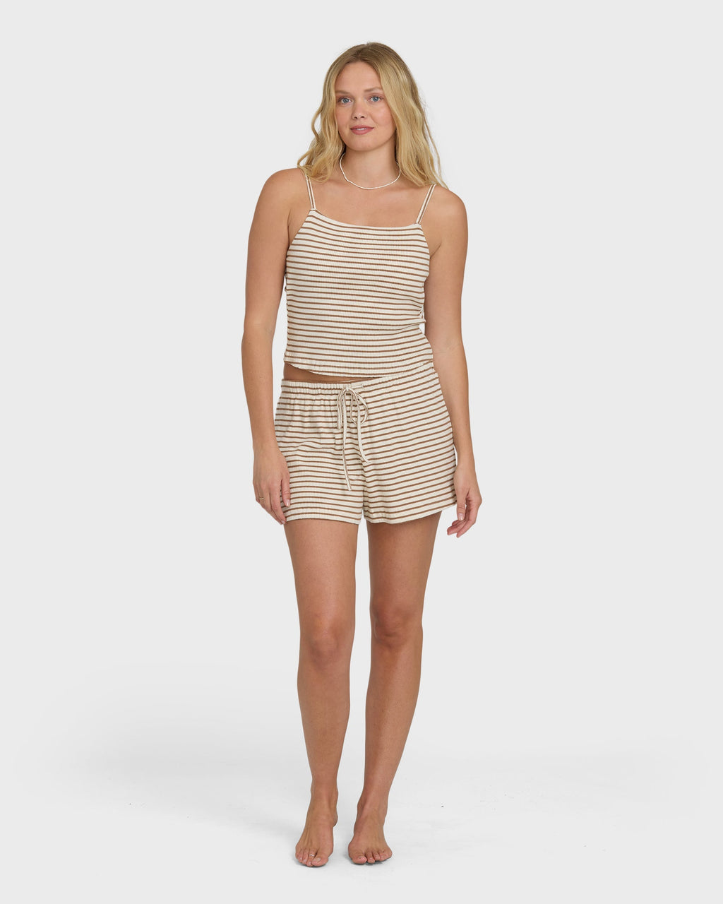 Billabong Easy Livin Knit Shorts - Brown Stone