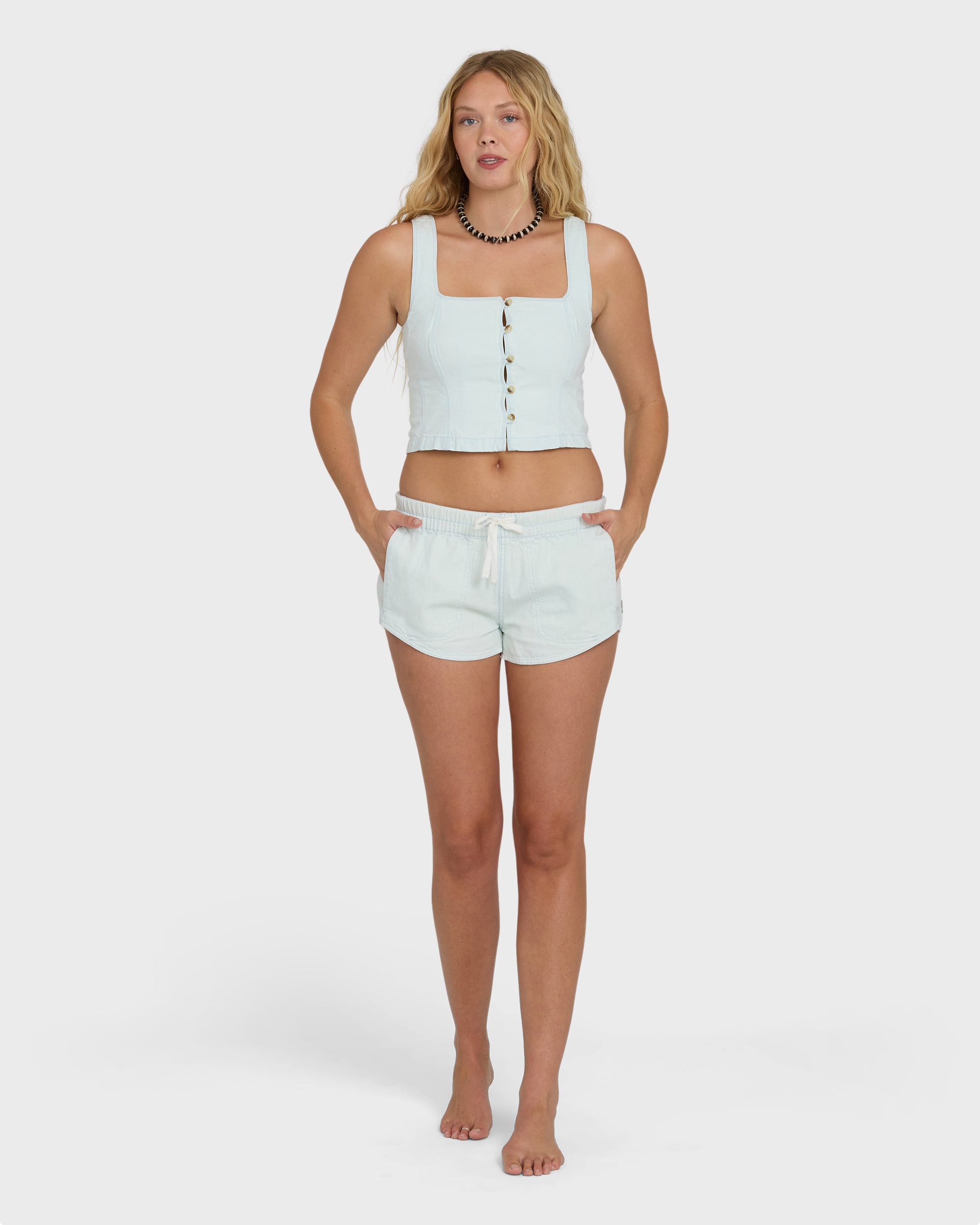 Billabong Eezy Waist Woven Shorts - Clearwater