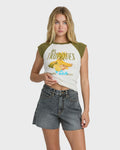 Billabong Riley Cut-Off Denim Shorts - Black Water