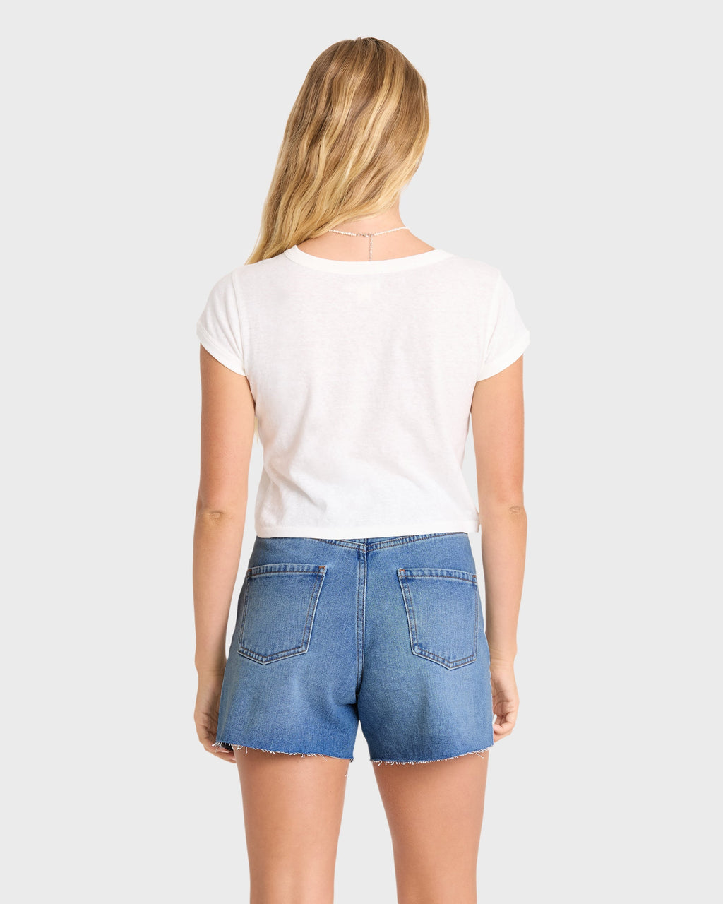 Billabong Riley Cut-Off Denim Shorts - Pacific Wash