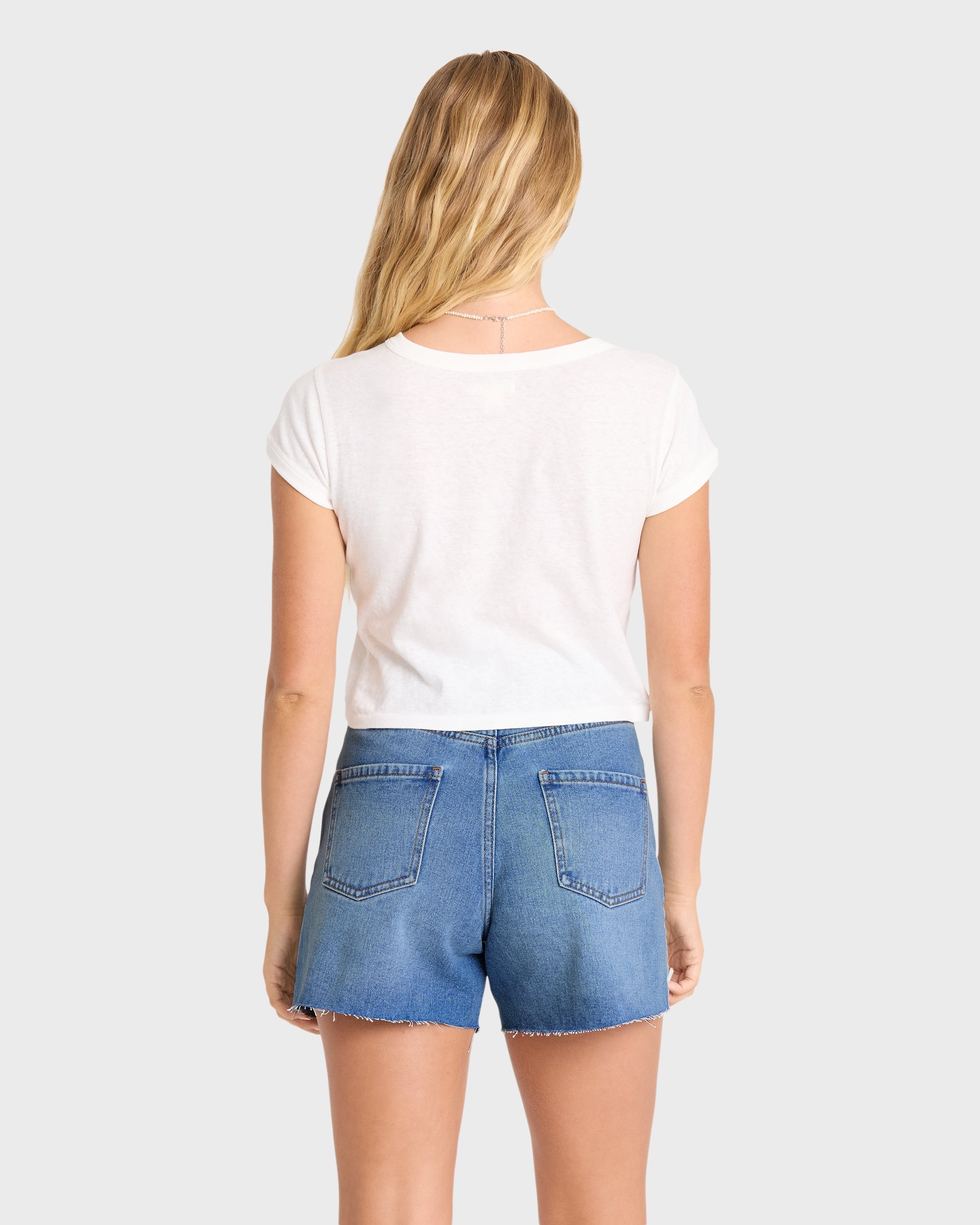Billabong Riley Cut-Off Denim Shorts - Pacific Wash