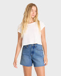 Billabong Riley Cut-Off Denim Shorts - Pacific Wash