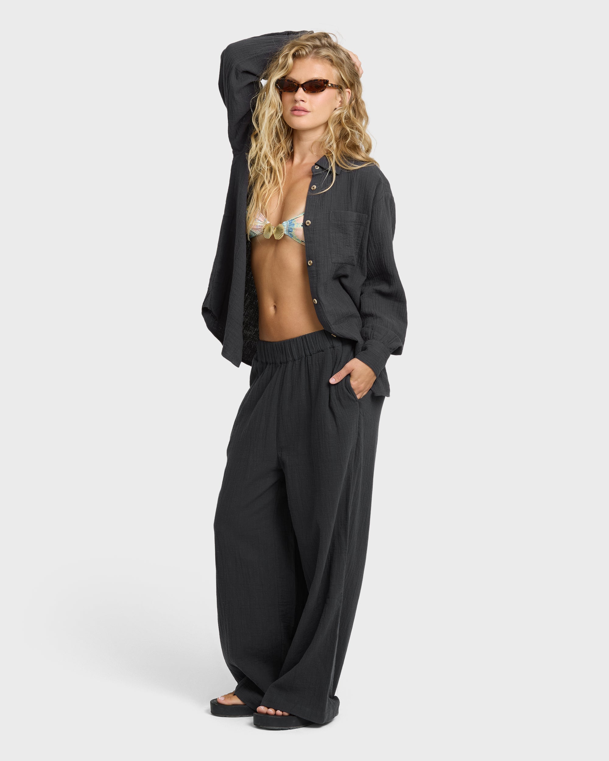 Billabong Follow Me Pants - Black Sands