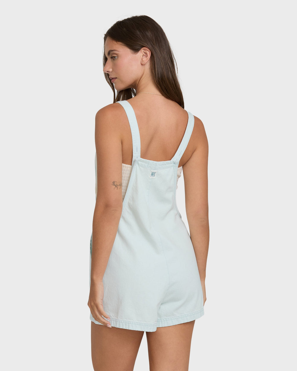 Billabong Beach Crush Denim Overalls - Clearwater