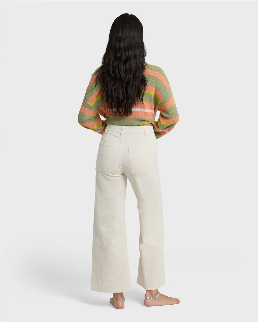 Billabong Free Fall High-Waist Twill Pants - Sea Salt