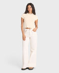 Billabong Free Fall Flare 5-Pocket Pants - Sea Salt
