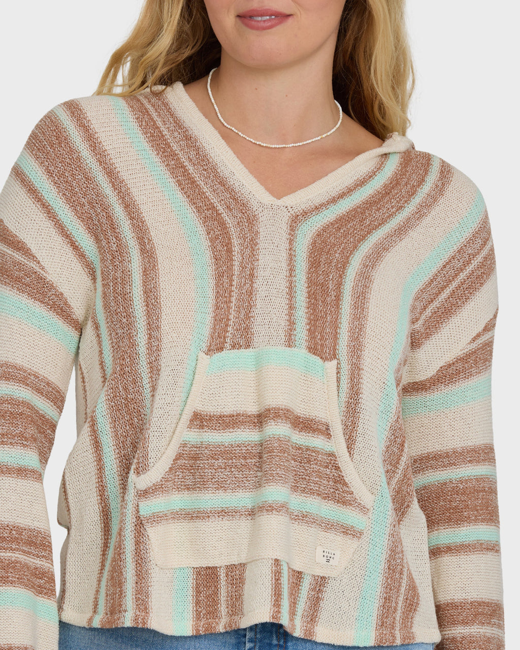 Billabong Baja Beach Hooded Sweater - Sugar Almond