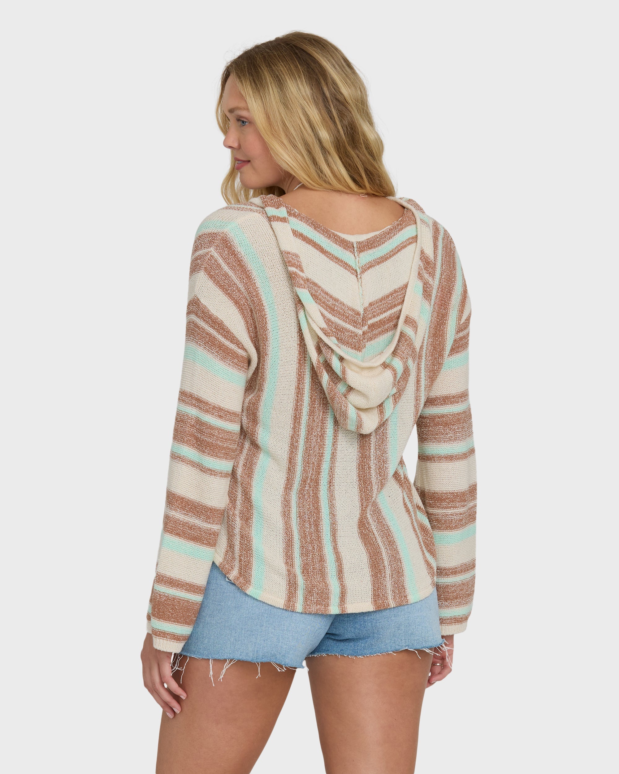 Billabong Baja Beach Hooded Sweater - Sugar Almond