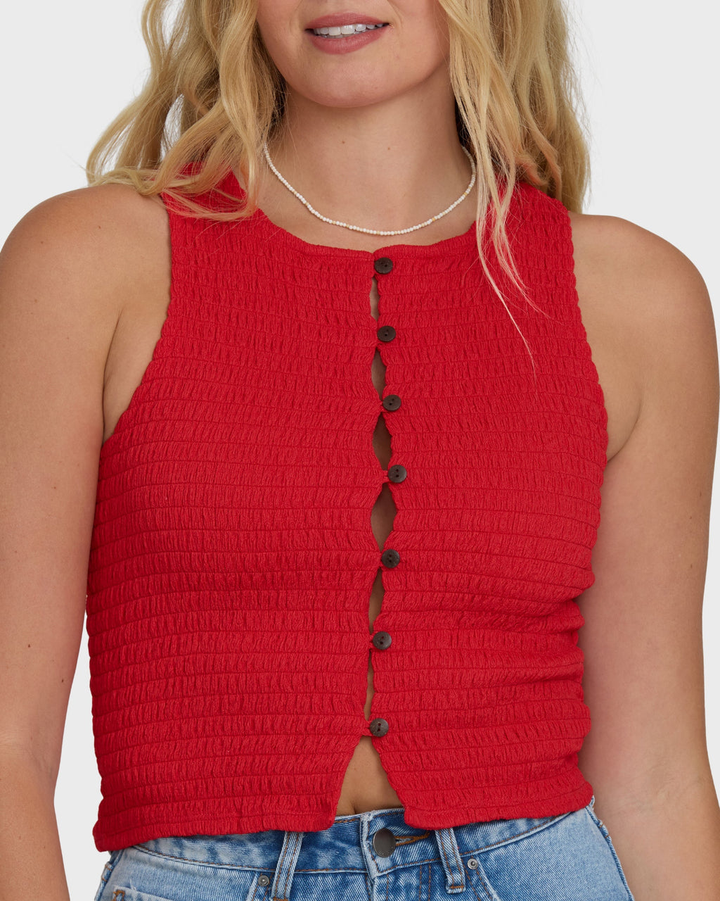 Billabong Kelsey Tank Top - Fiesta Red