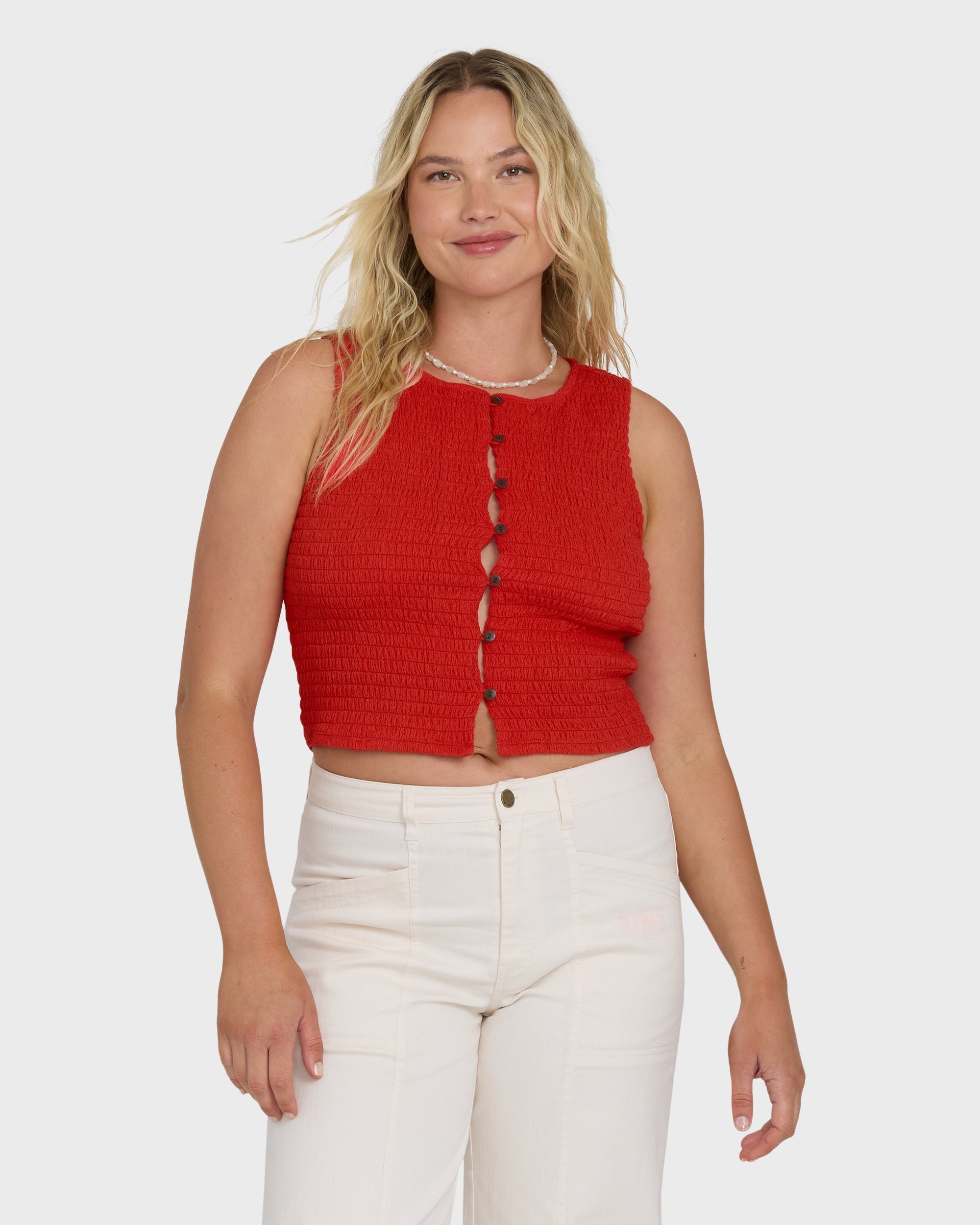 Billabong Kelsey Tank Top - Fiesta Red