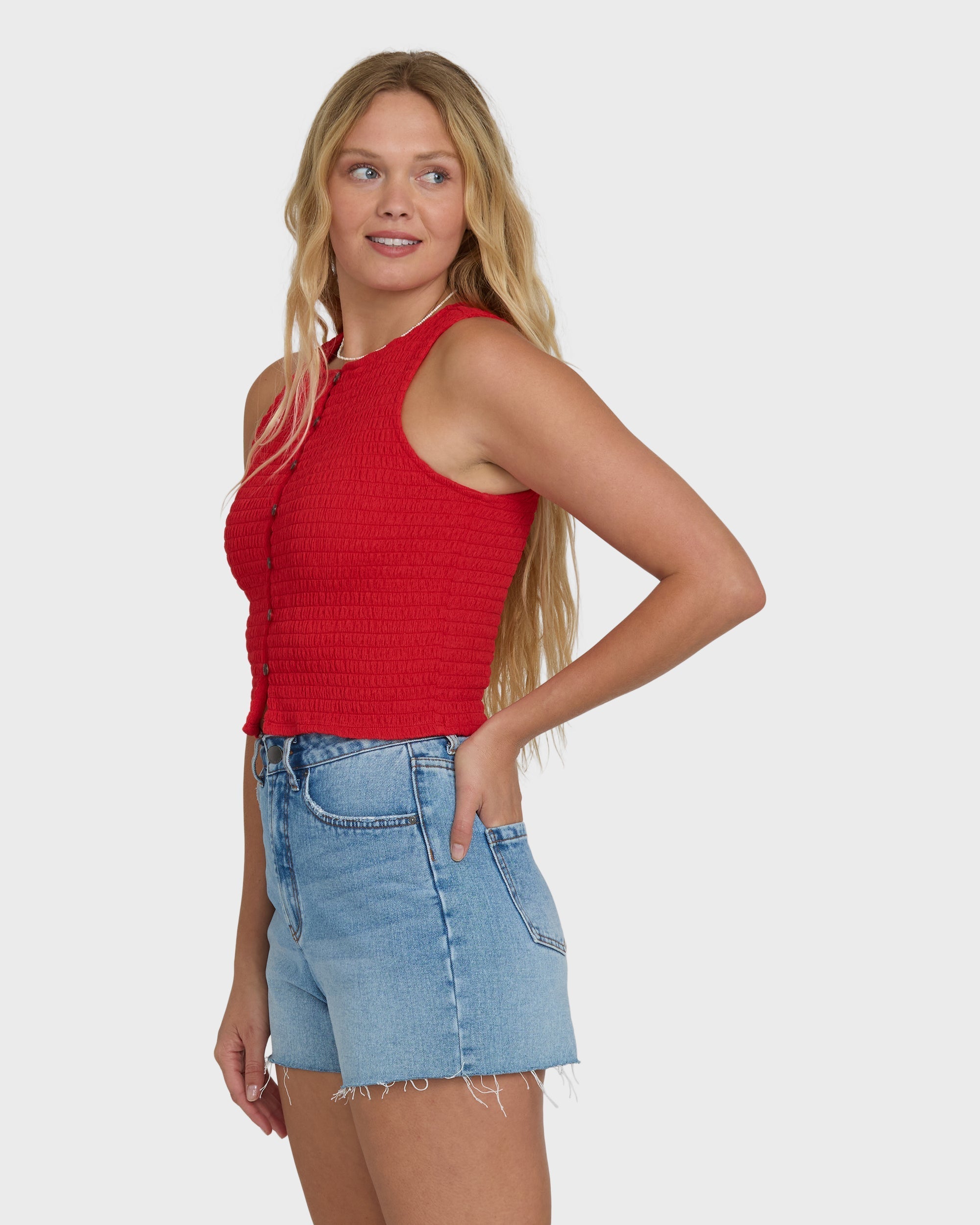 Billabong Kelsey Tank Top - Fiesta Red