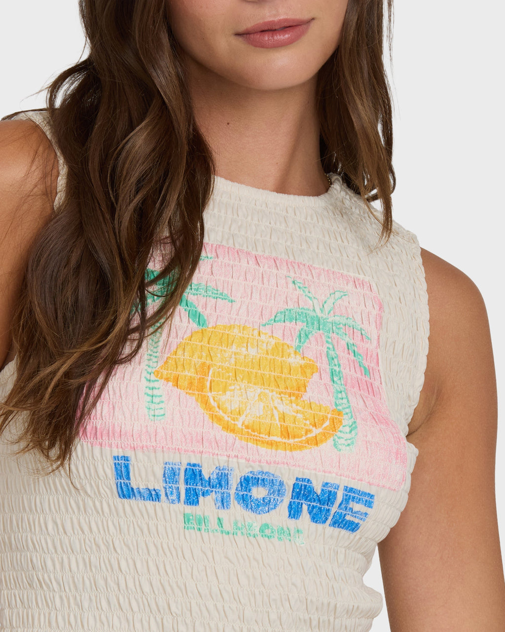 Billabong Club Beach Tank Top - White Cap