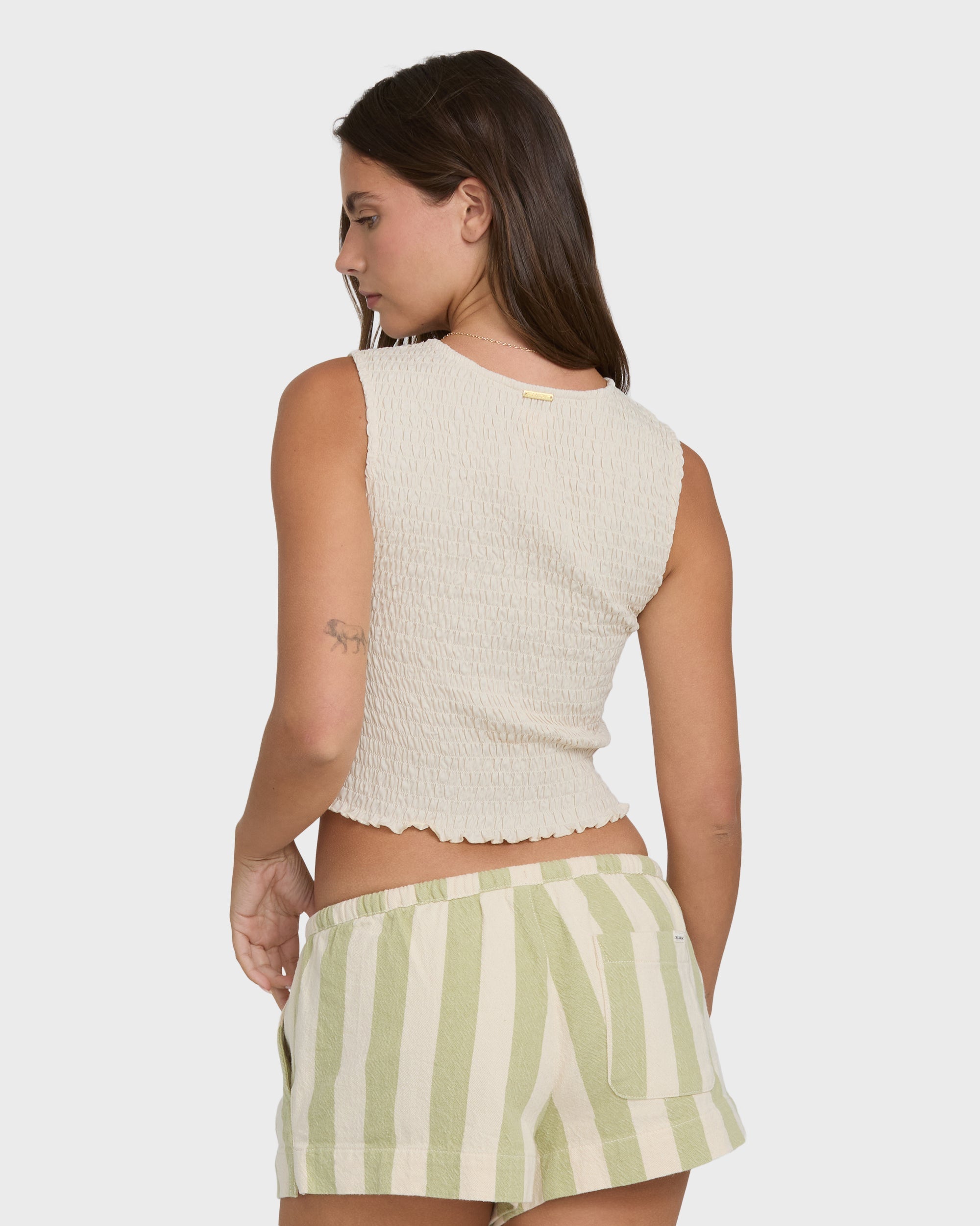 Billabong Club Beach Tank Top - White Cap