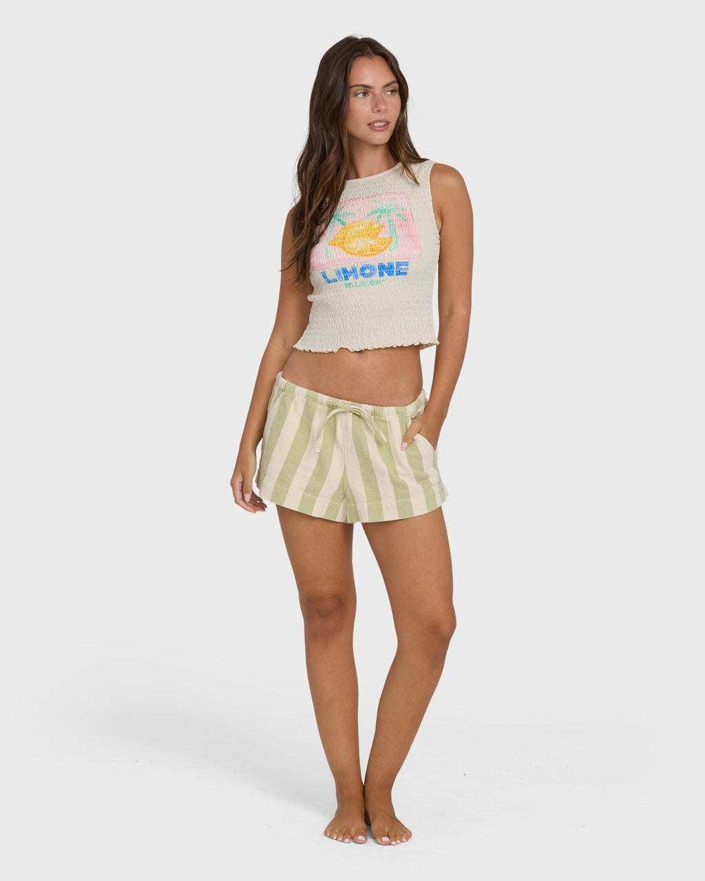 Billabong Club Beach Tank Top - White Cap