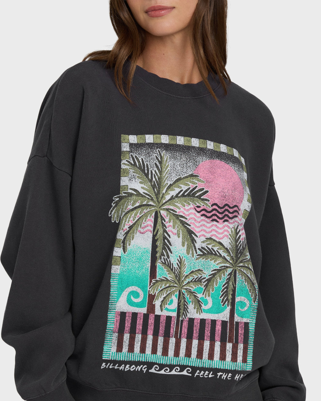 Billabong Echo Crewneck Sweatshirt - Black Sands