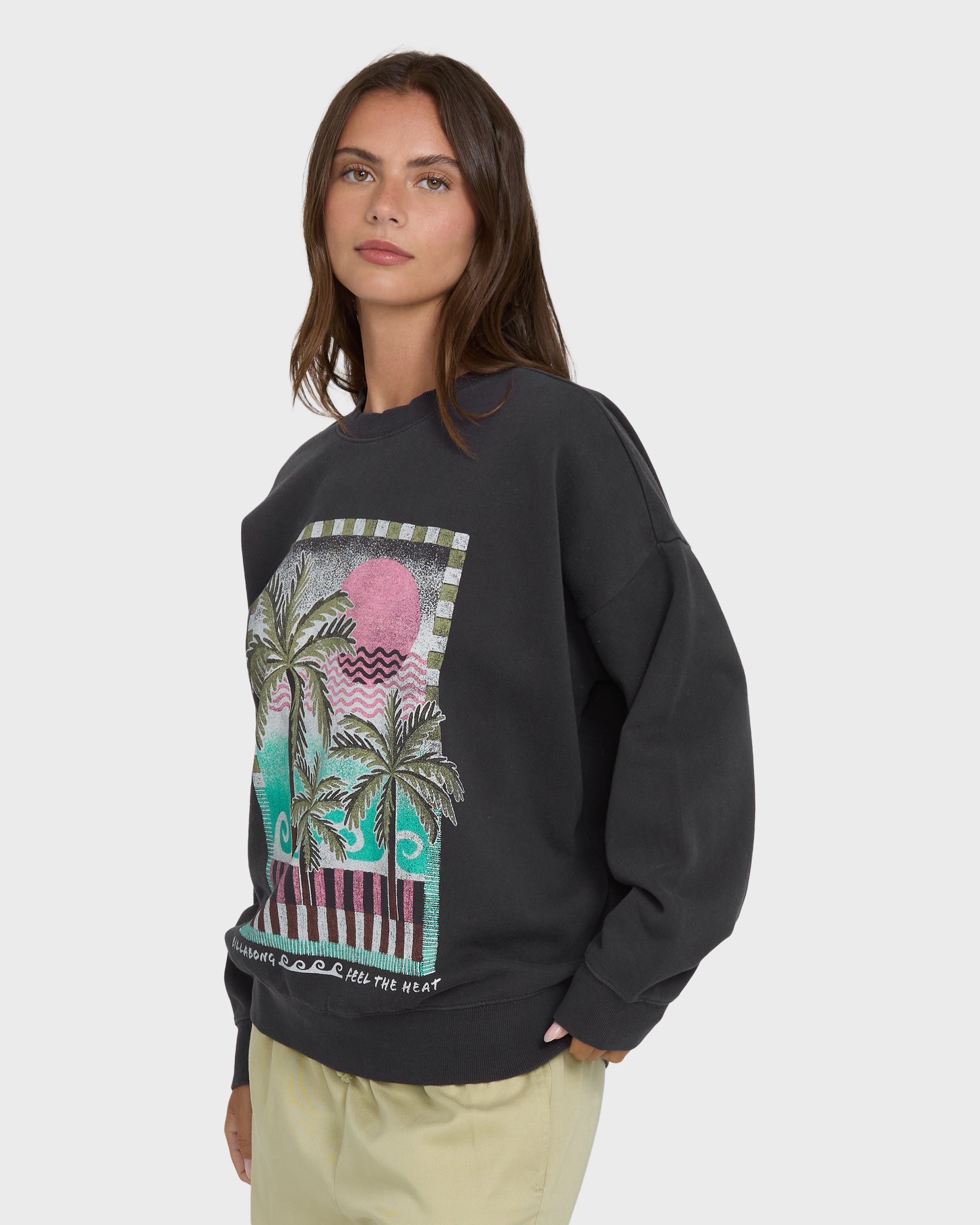 Billabong Echo Crewneck Sweatshirt - Black Sands
