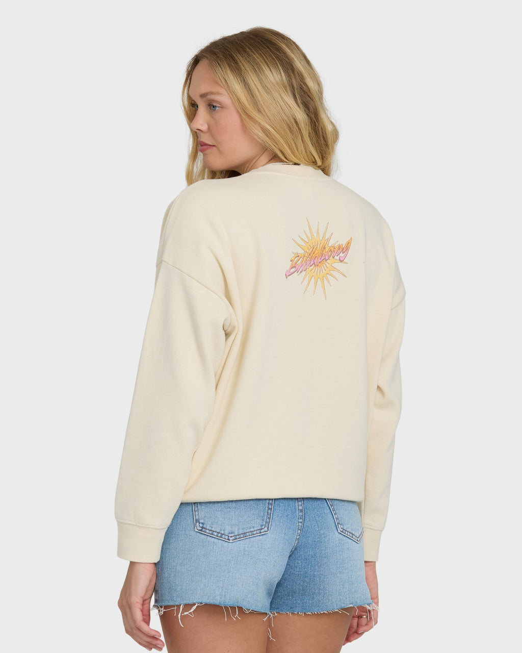 Billabong Echo Crewneck Sweatshirt - White Cap