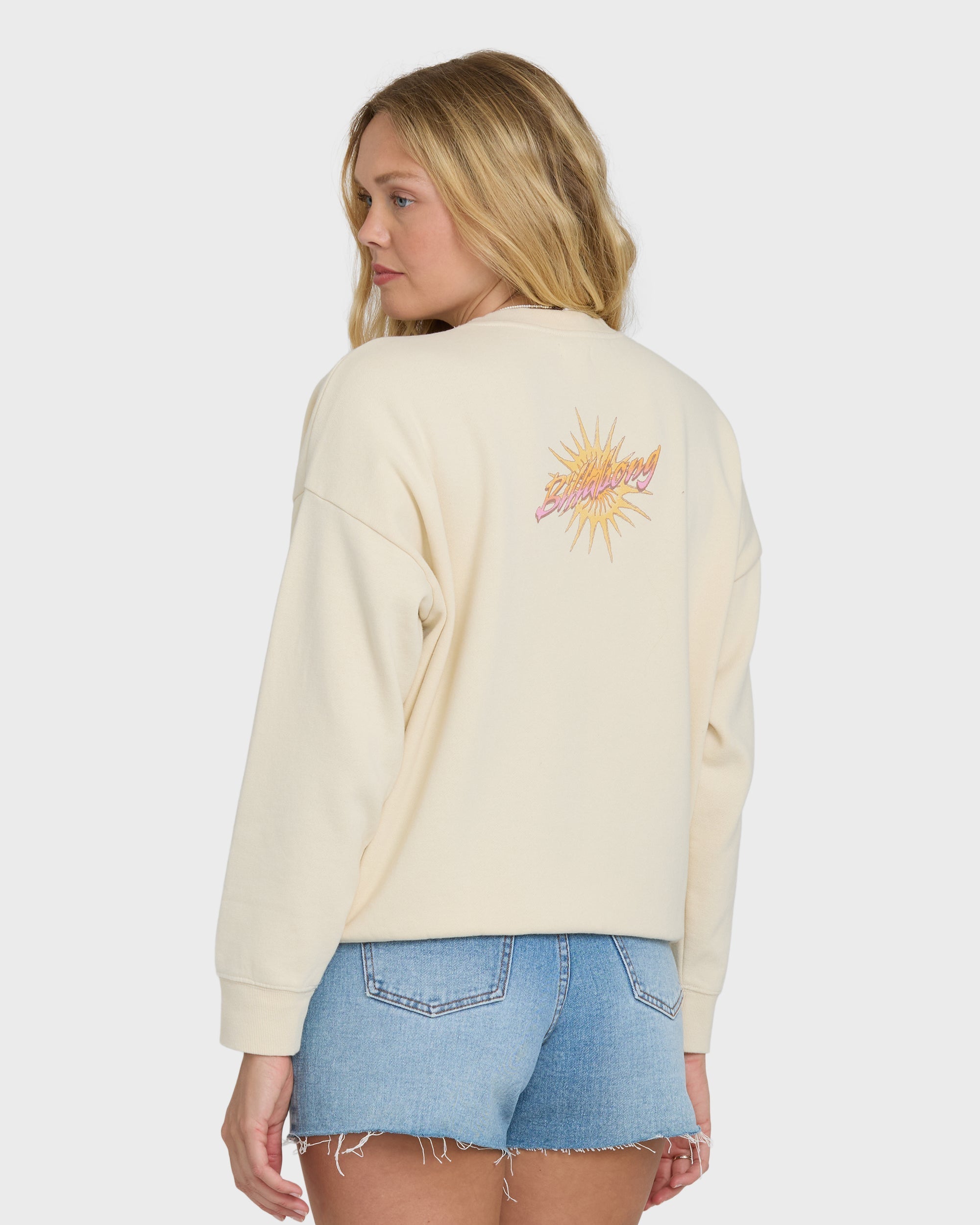 Billabong Echo Crewneck Sweatshirt - White Cap