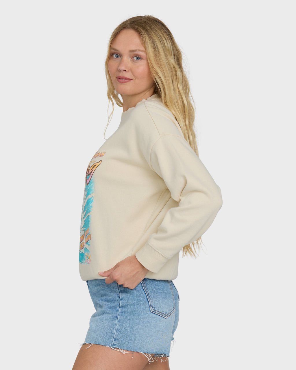 Billabong Echo Crewneck Sweatshirt - White Cap