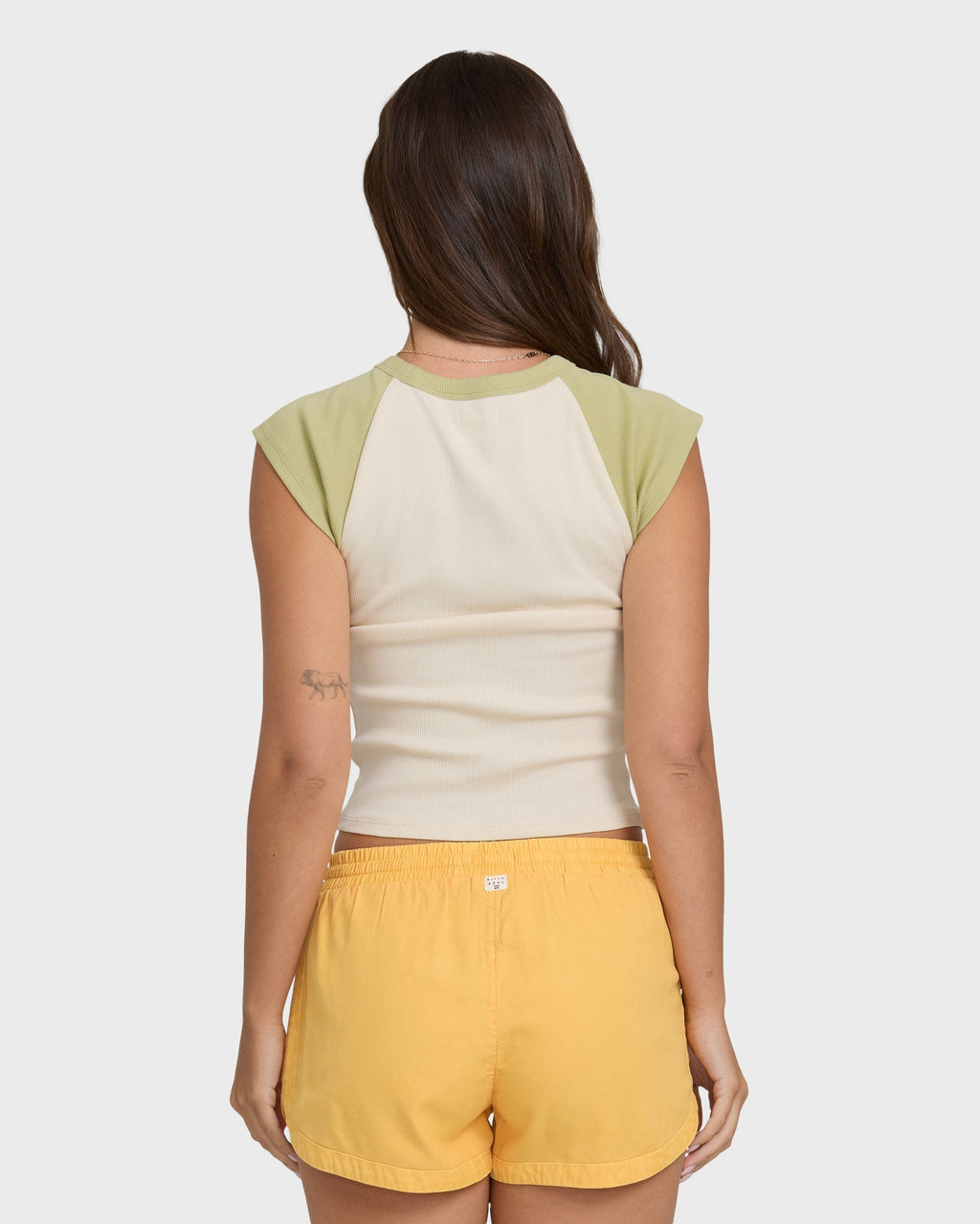 Billabong Horizon Raglan Short Sleeve Knit T-Shirt - Cactus