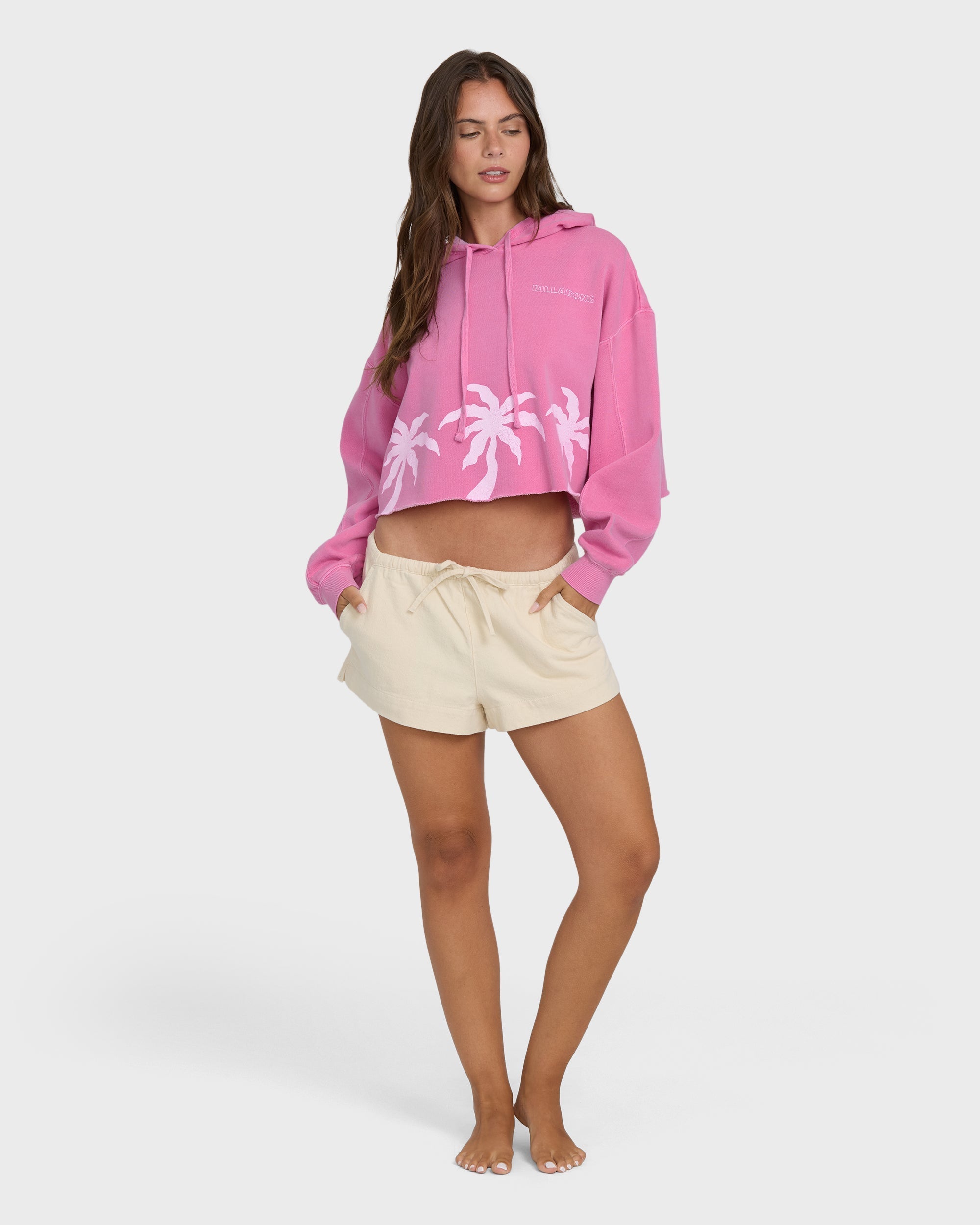 Billabong Palmer Hood Pullover Hoodie - Guava