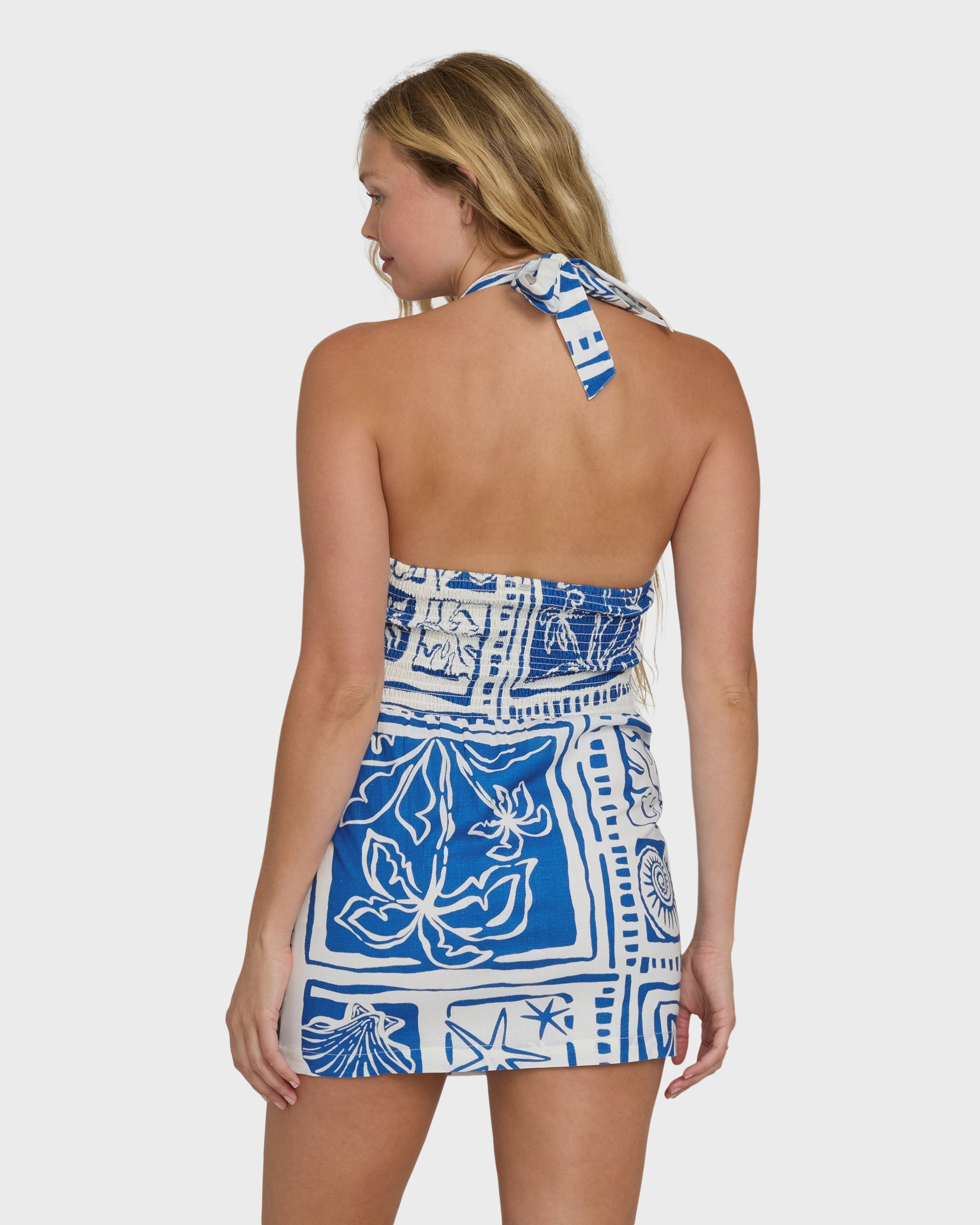 Billabong Sea Glow Mini Dress - True Blue