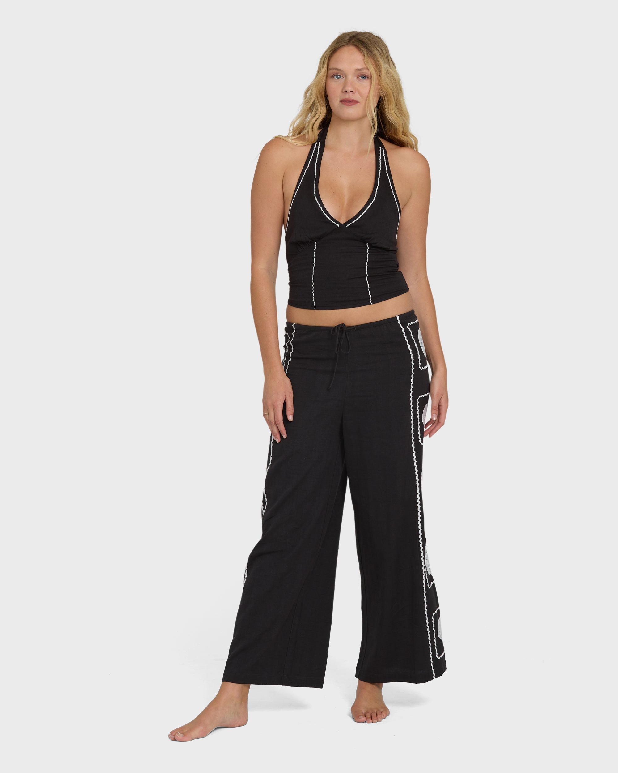 Billabong Sea Side Dreamer Pants - Black Sands
