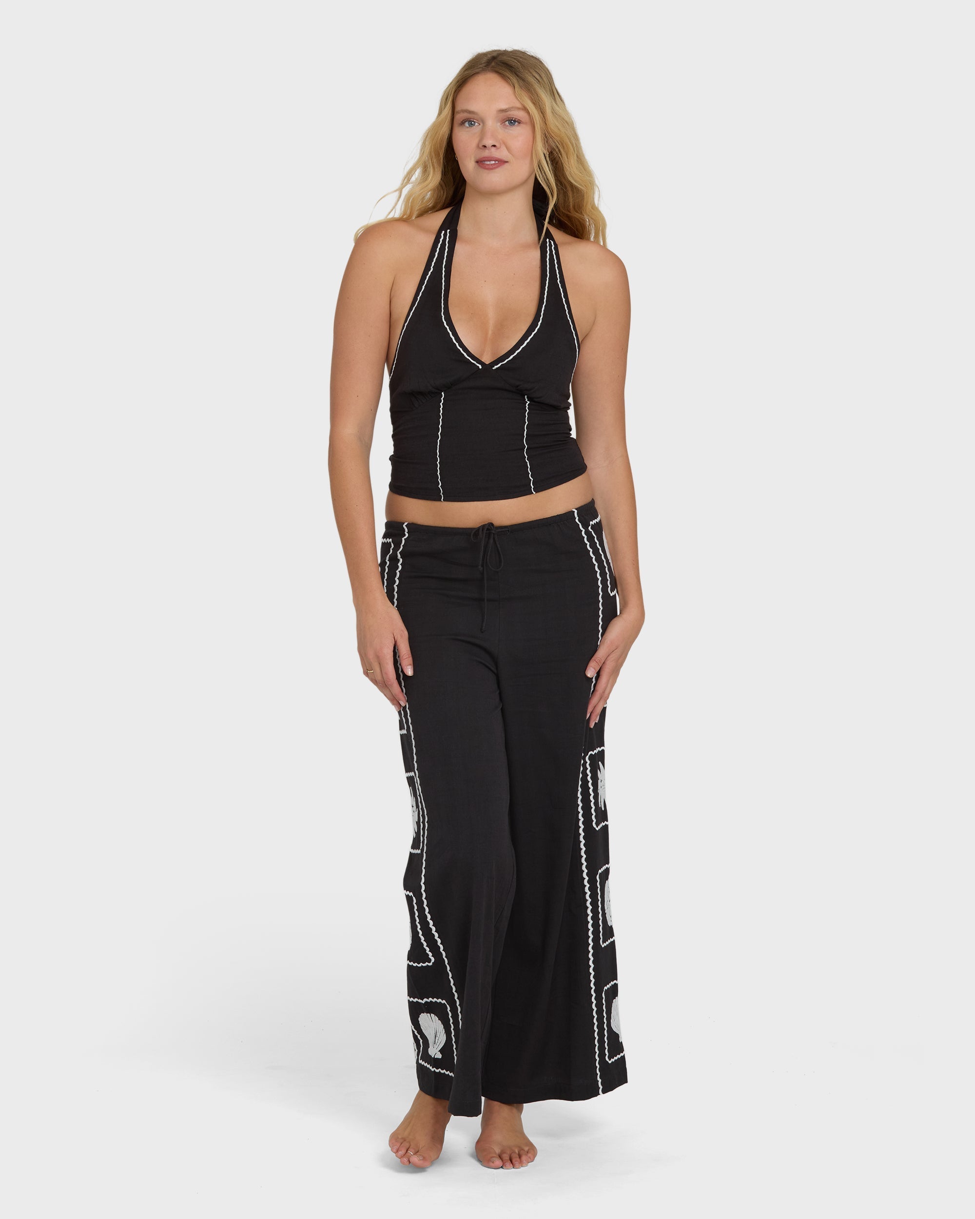 Billabong Sea Side Dreamer Pants - Black Sands