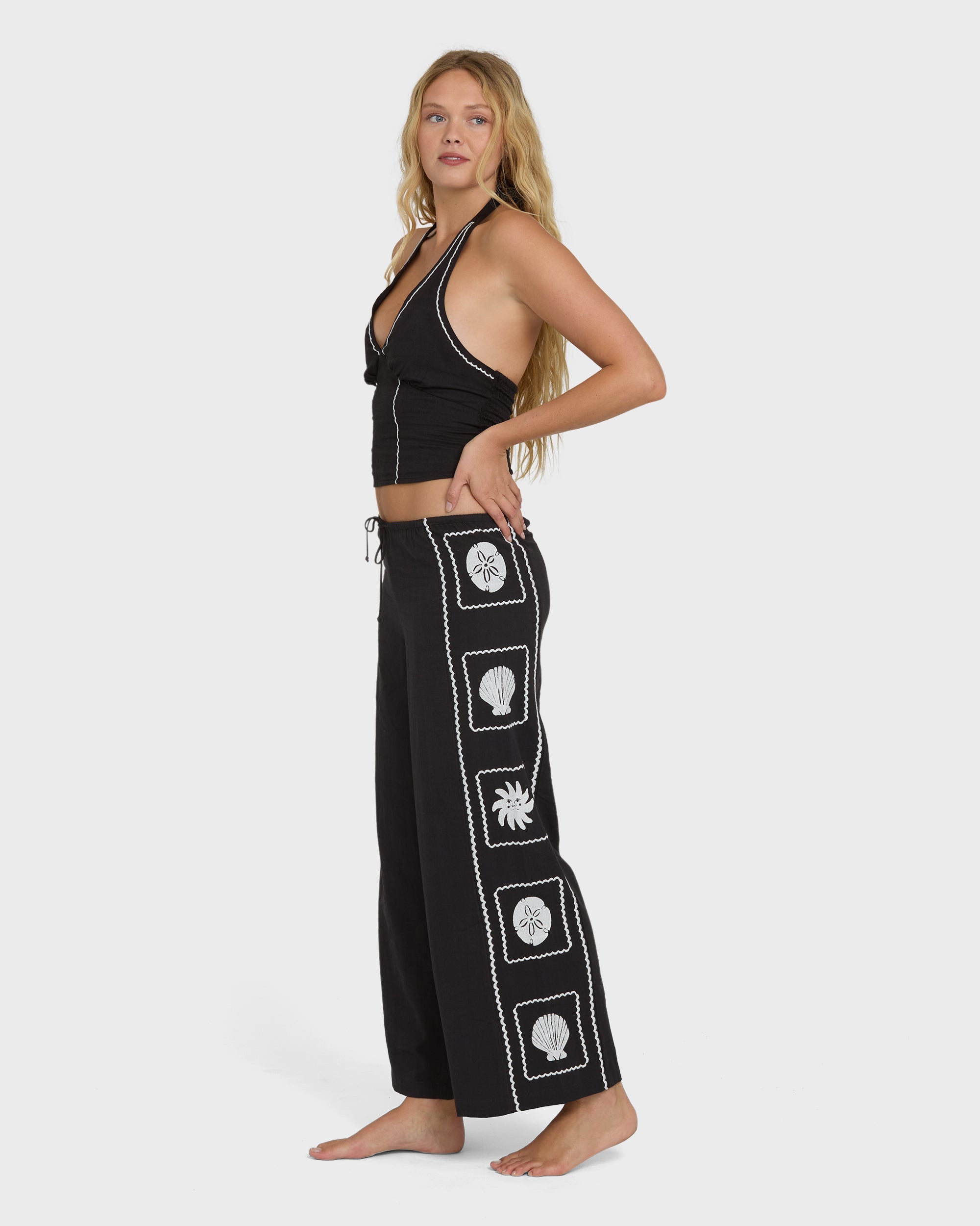 Billabong Sea Side Dreamer Pants - Black Sands
