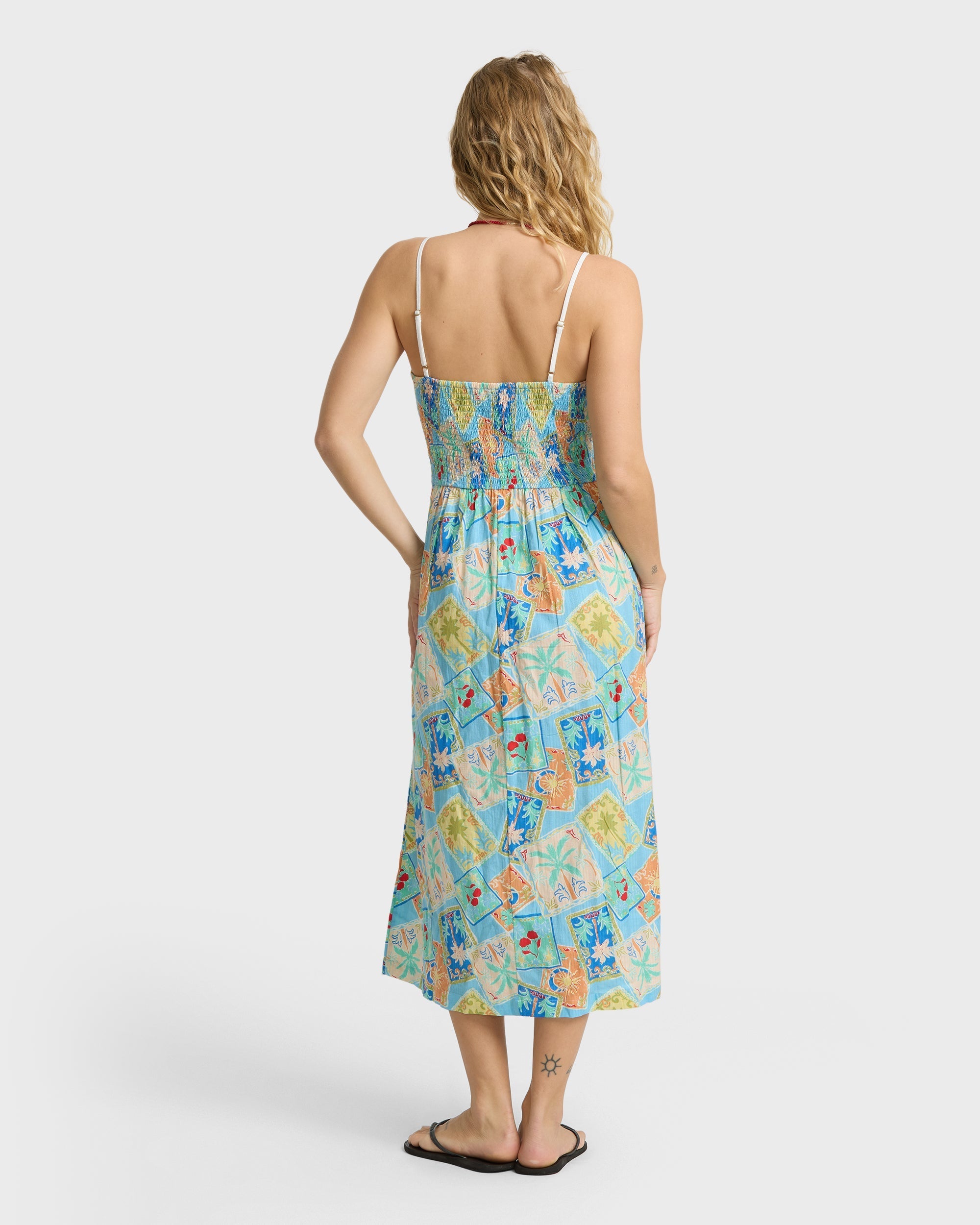 Billabong Palm Grove Midi Dress - Dream Blue