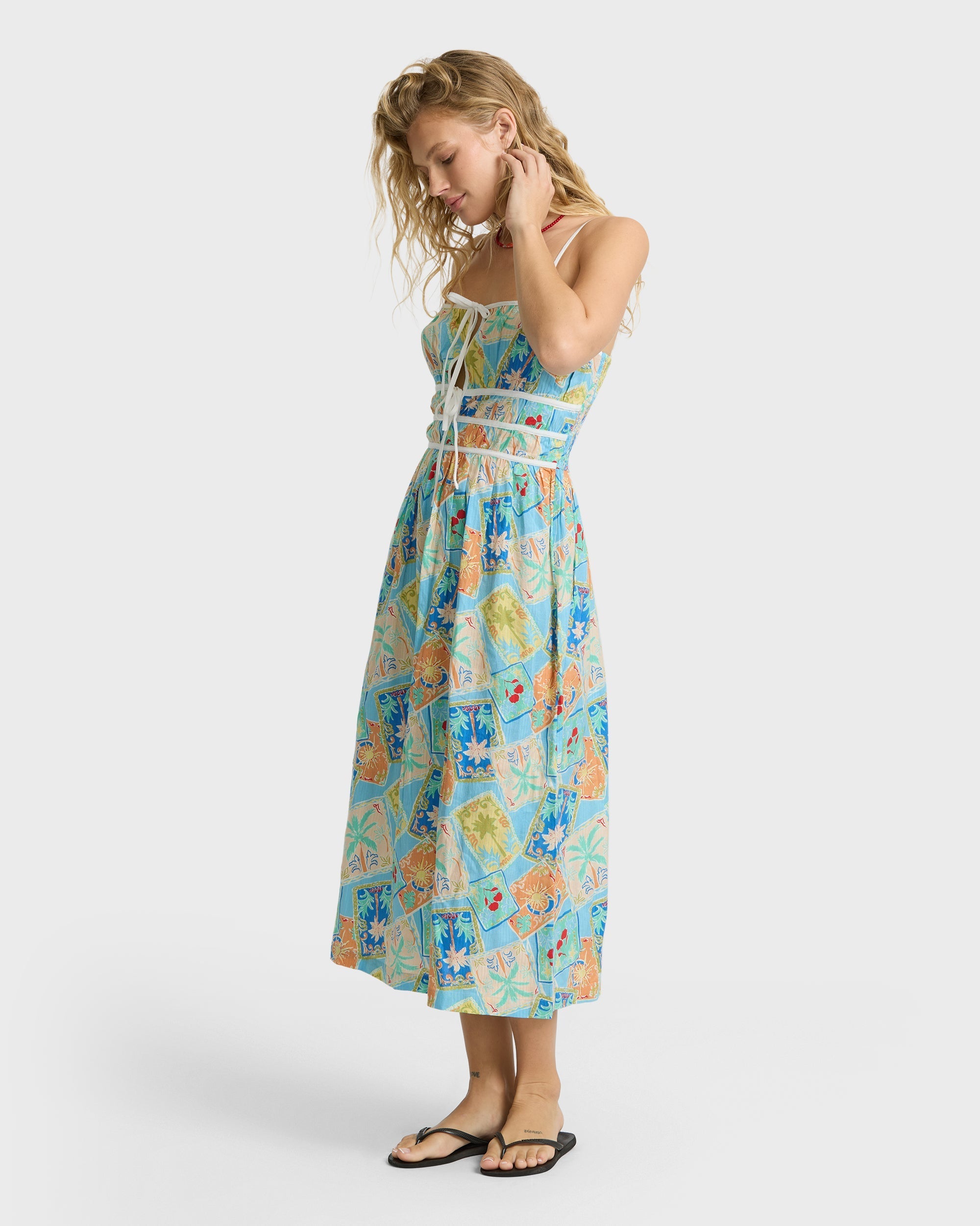 Billabong Palm Grove Midi Dress - Dream Blue